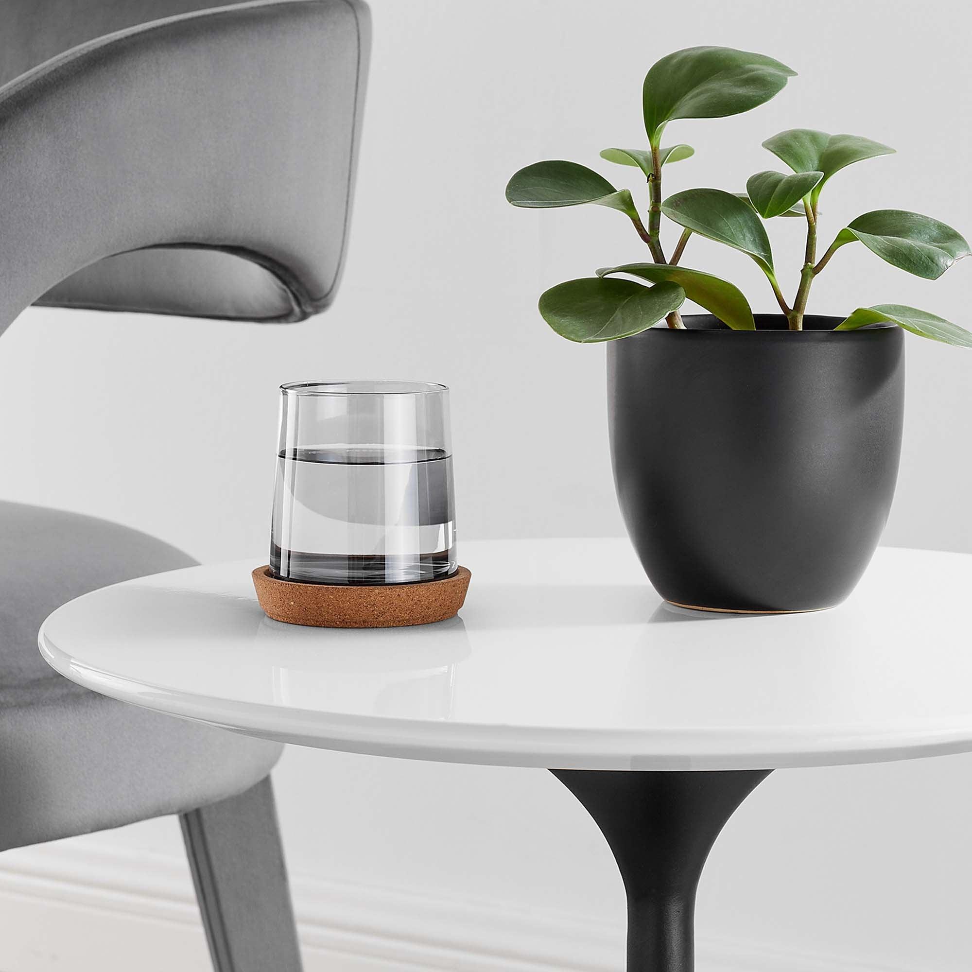Lippa 20" Round Wood Side Table