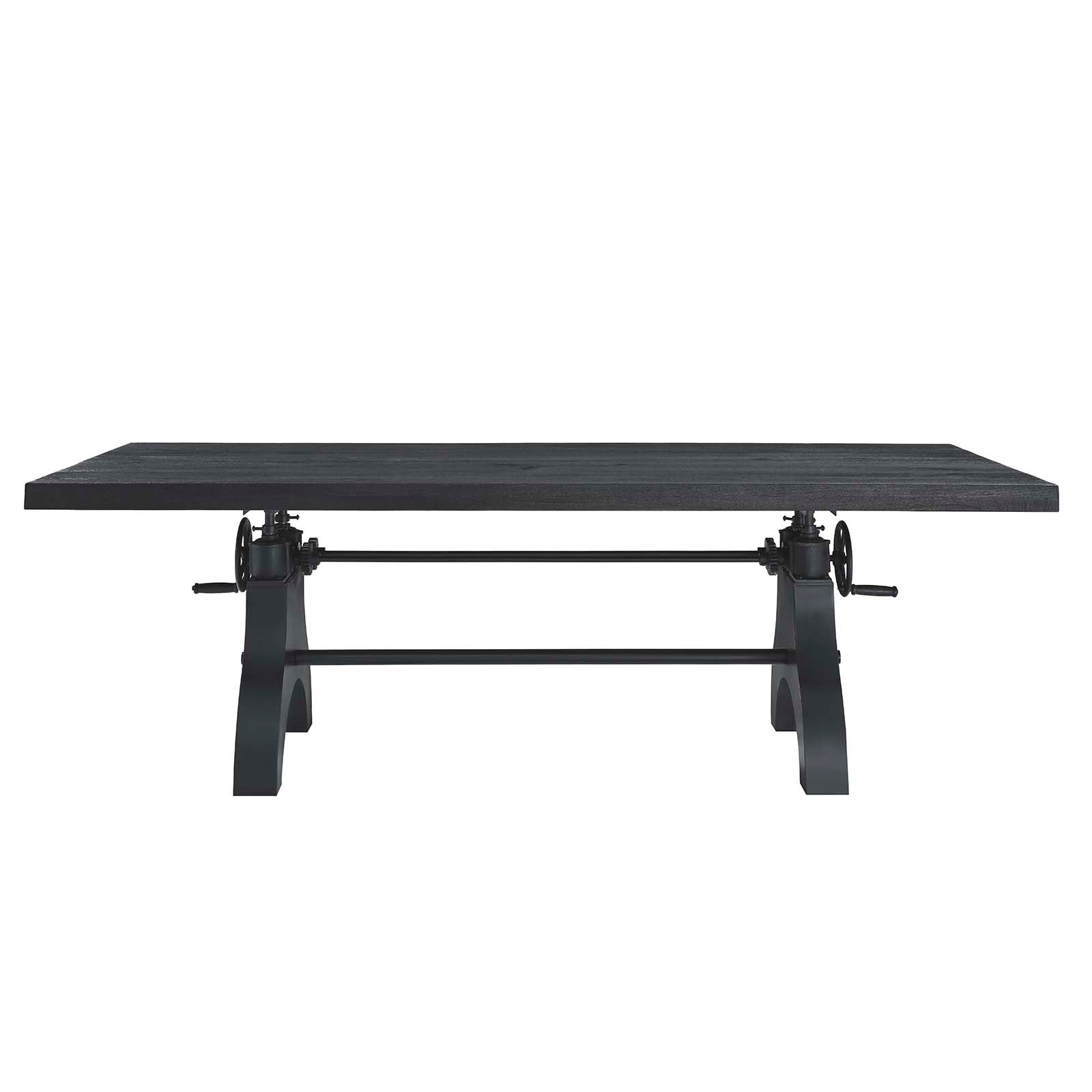 Genuine 96" Crank Adjustable Height Dining and Conference Table-Dining Table-Modway-Wall2Wall Furnishings