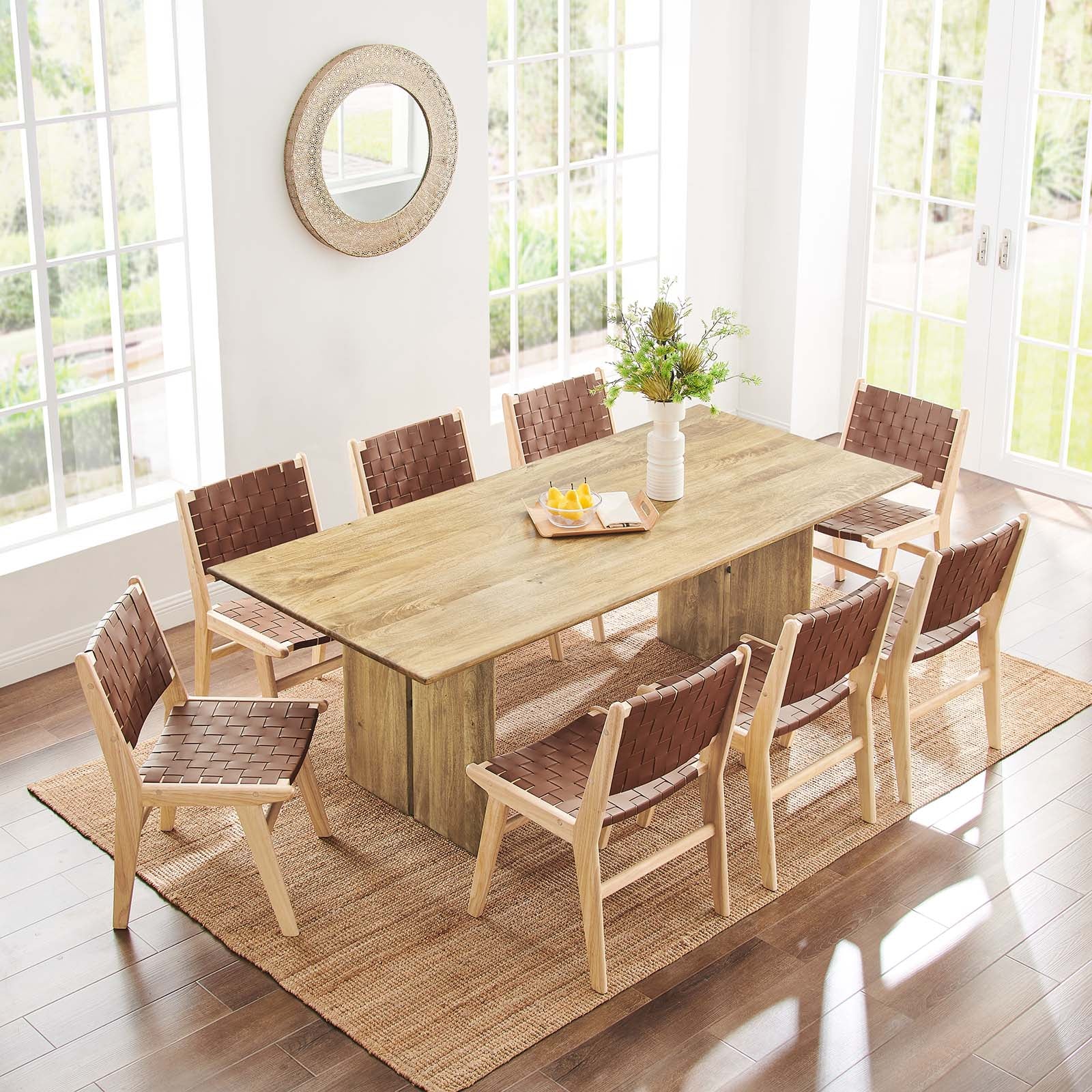 Amistad 86" Wood Dining Table-Dining Table-Modway-Wall2Wall Furnishings