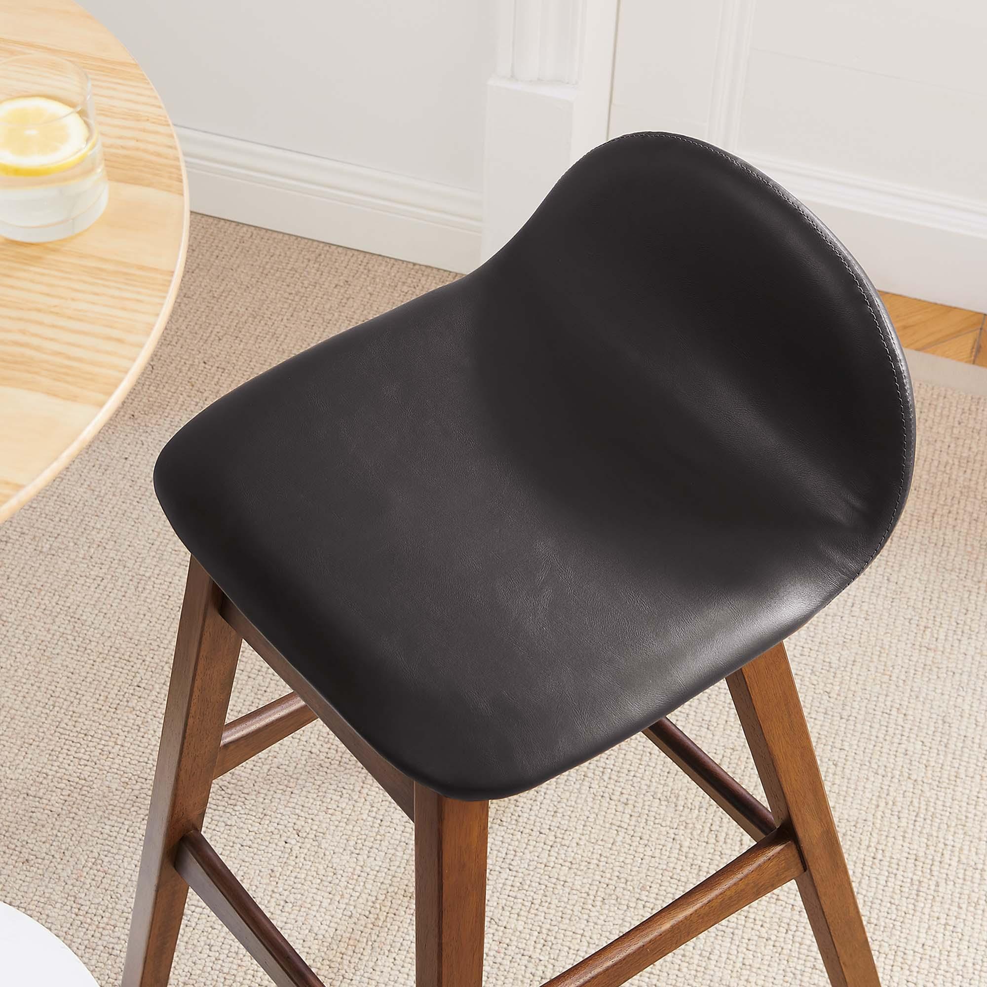 Juno Wood Bar Stool Set of 2