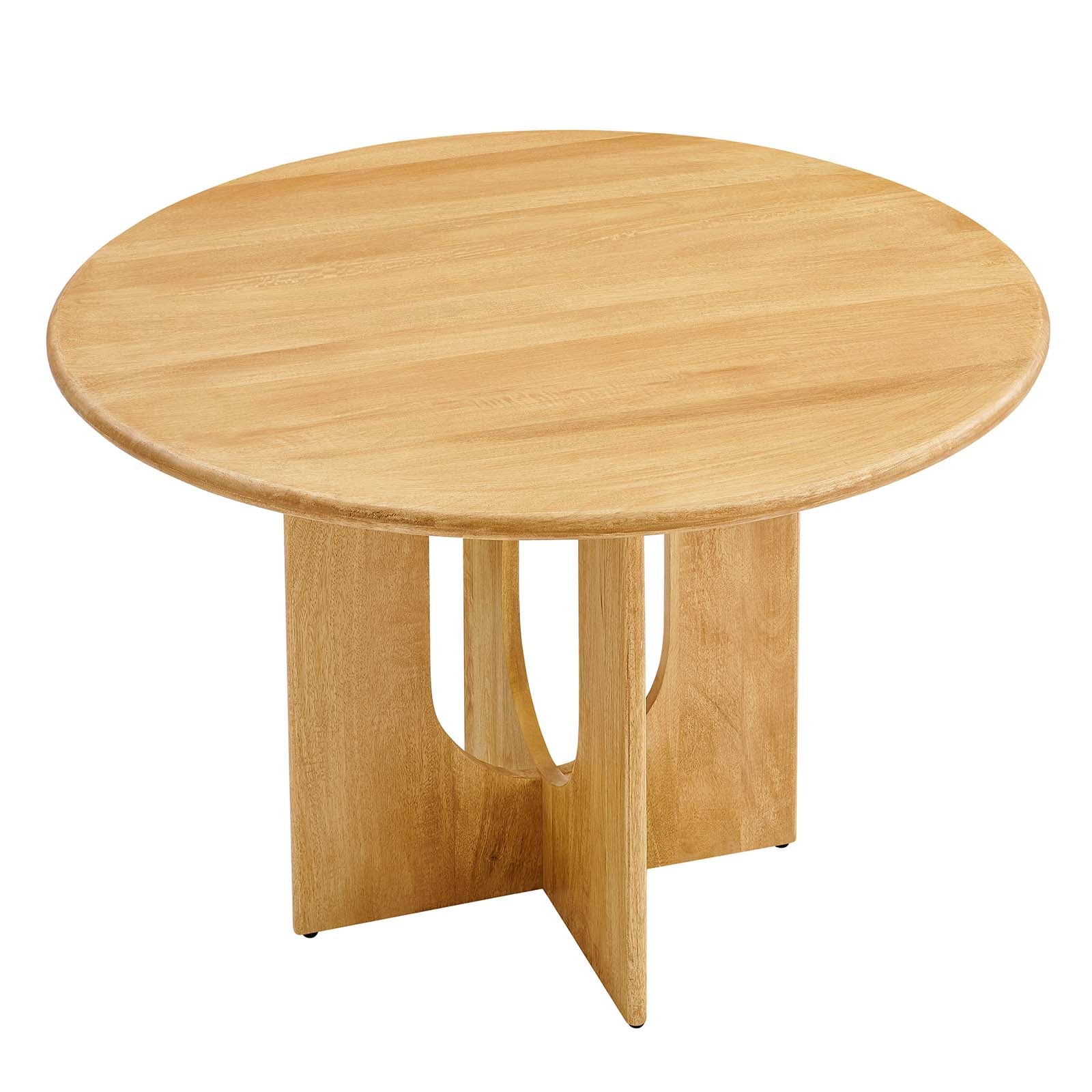 Rivian Round 48" Wood Dining Table-Dining Table-Modway-Wall2Wall Furnishings