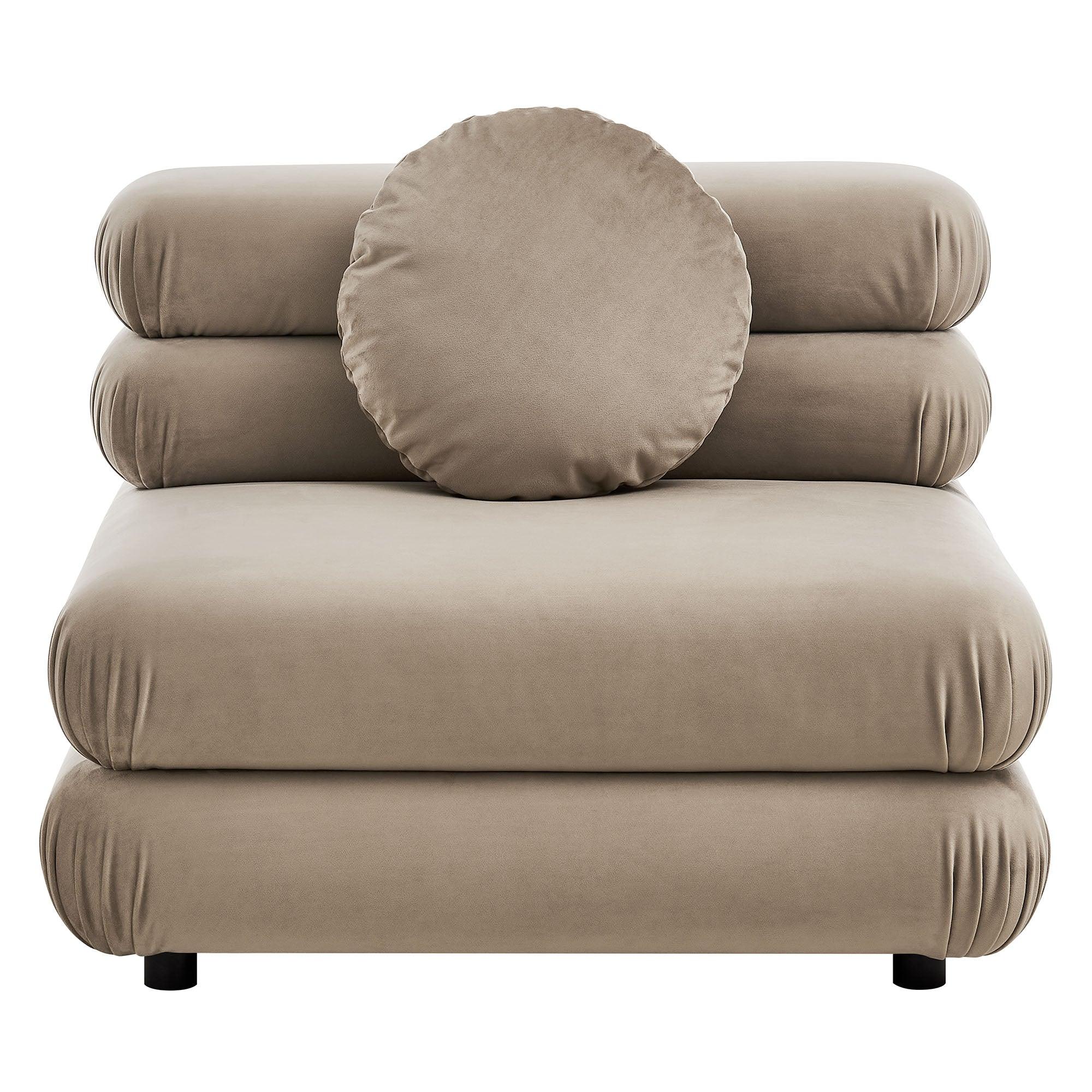 Jubilee 4-Piece Modular Performance Velvet Sectional Sofa