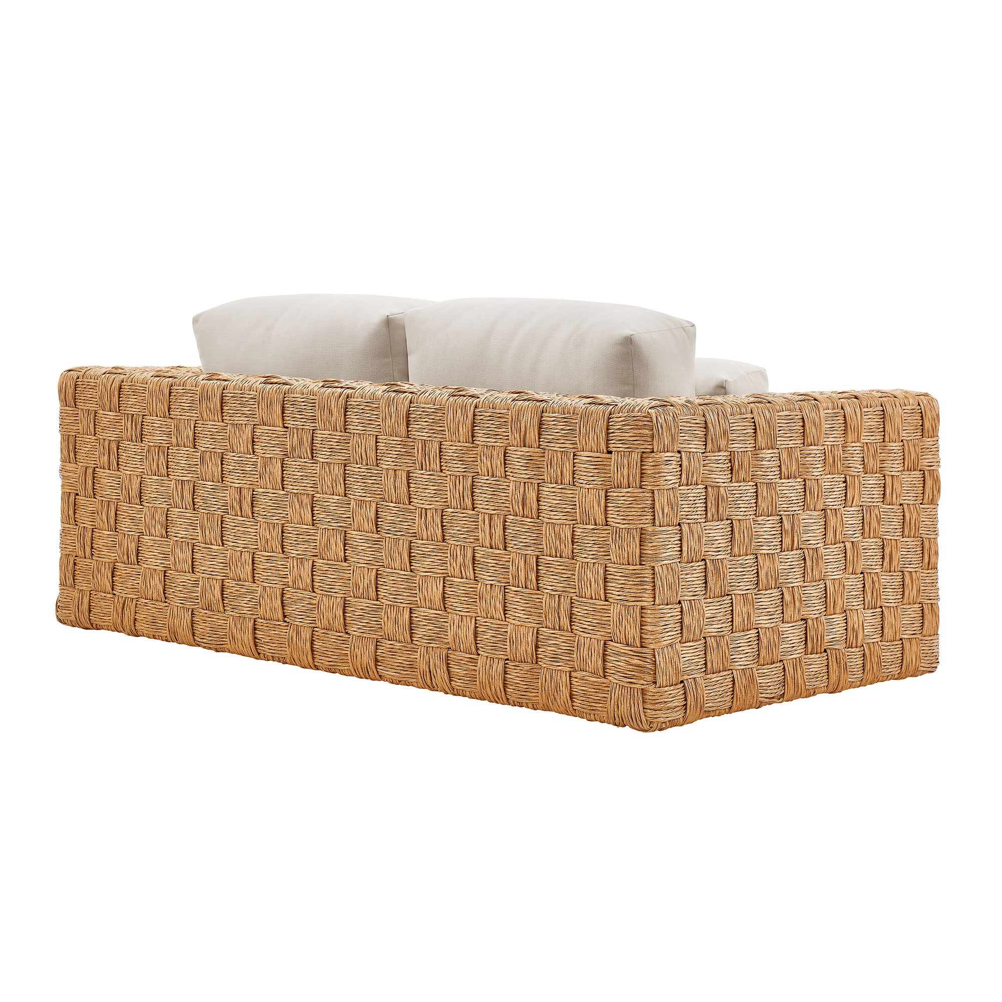 Thames Outdoor Patio Wicker Outdoor Patio Rattan Loveseat
