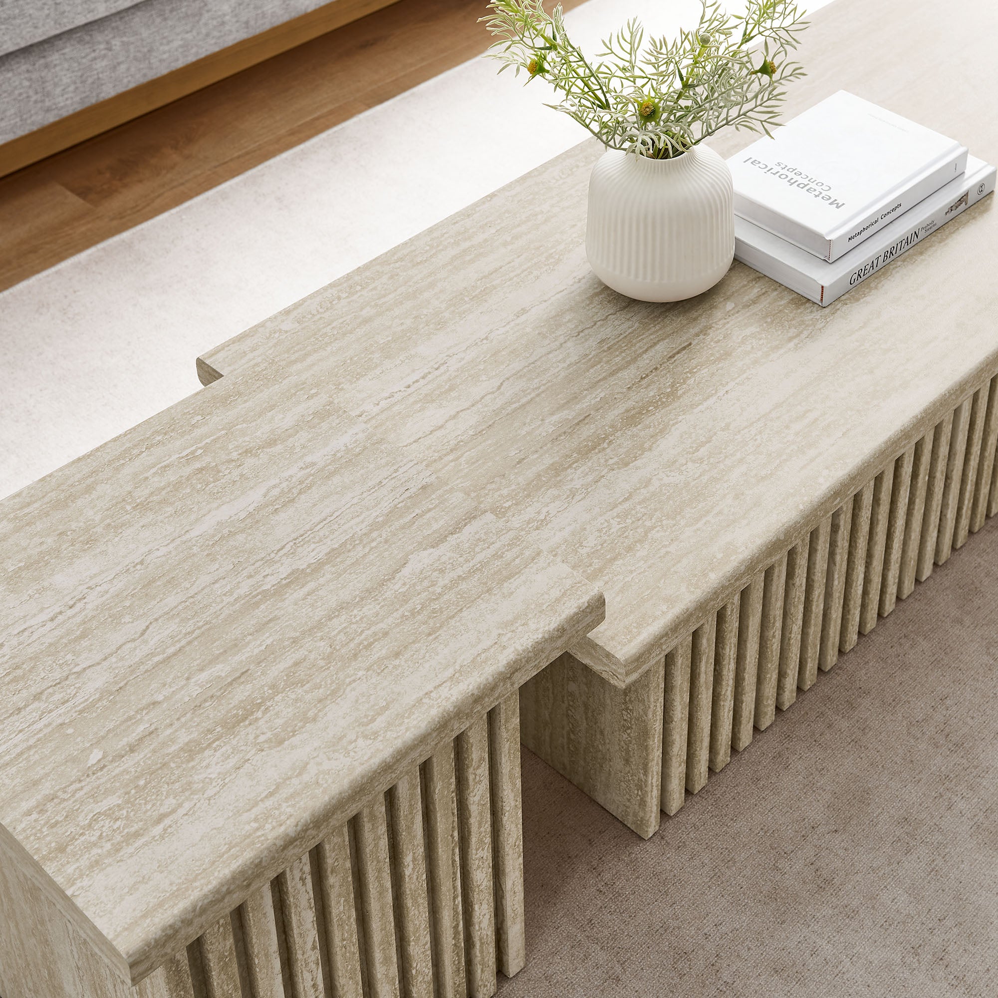 Render Nesting Coffee Tables Set of 2