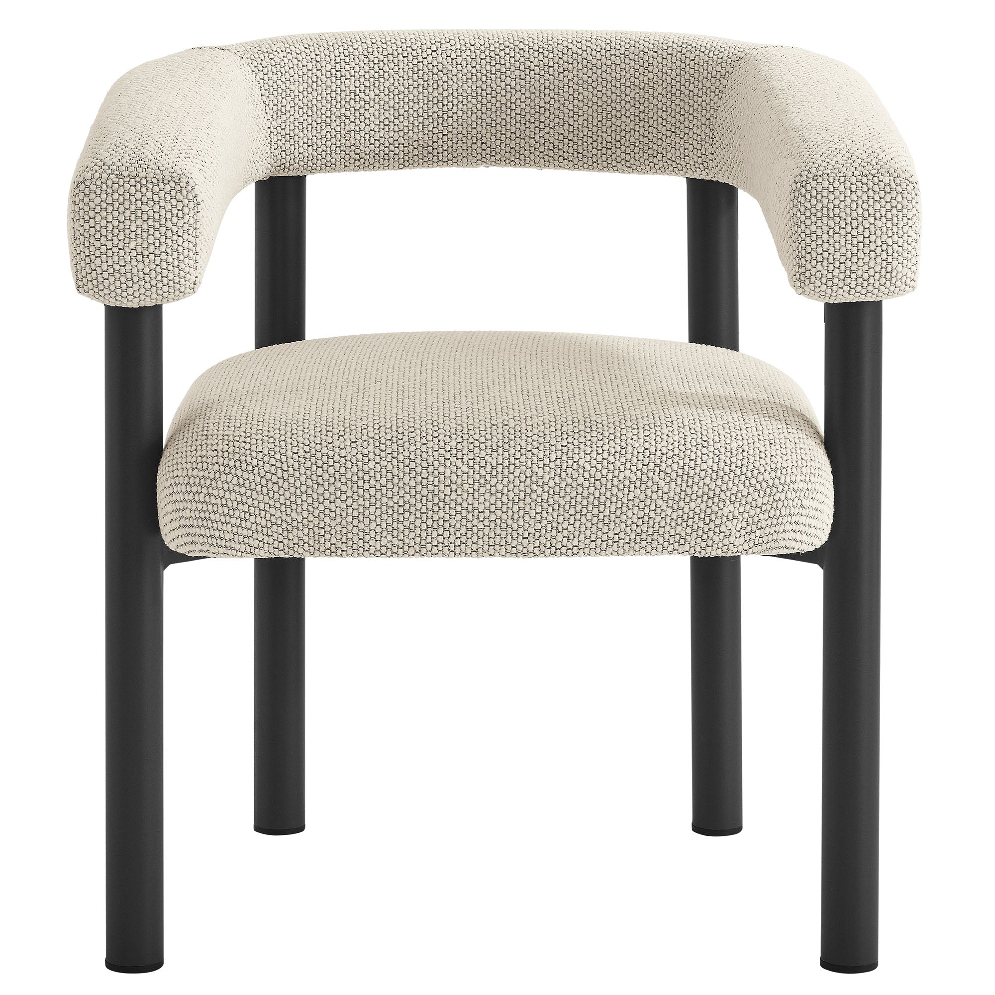 Nautica 5-Piece Round Outdoor Patio Aluminum Dining Table and Chairs Set