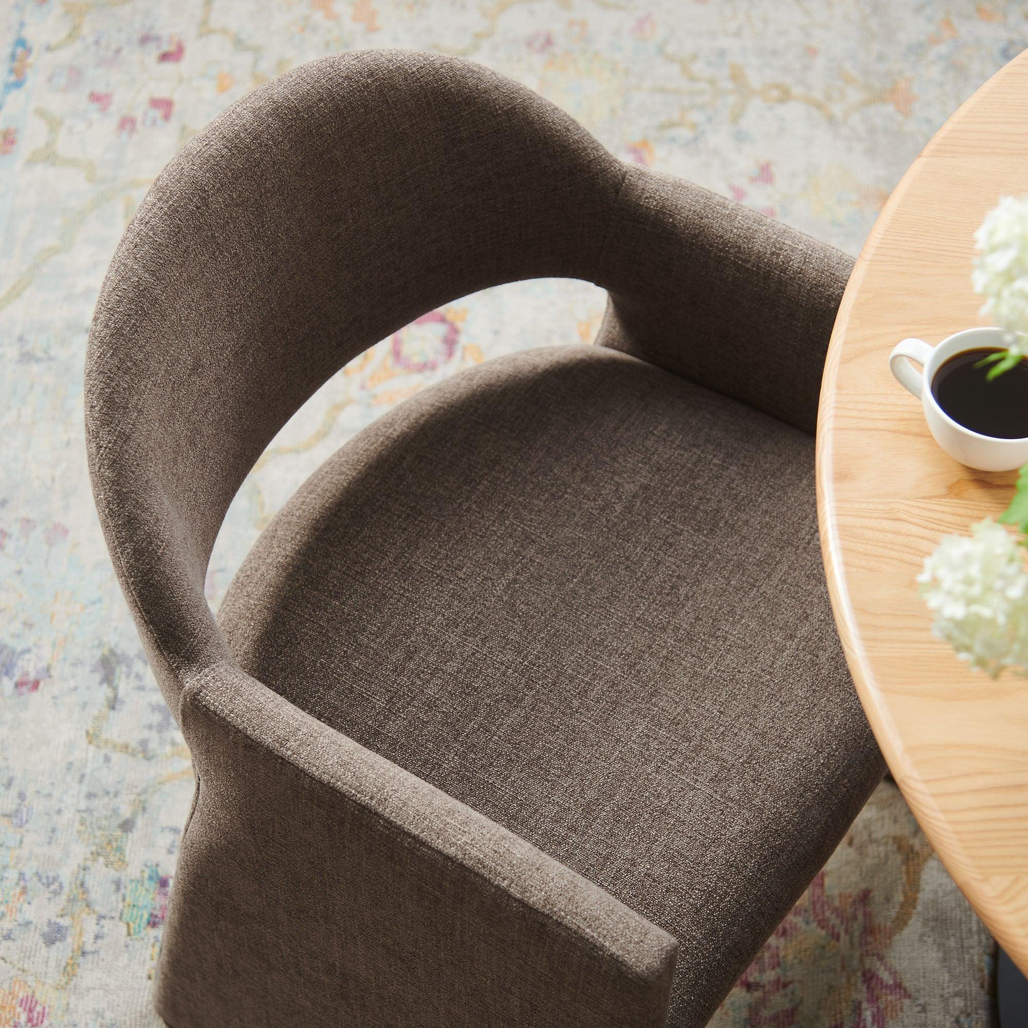 Talia Upholstered Fabric Dining Armchair