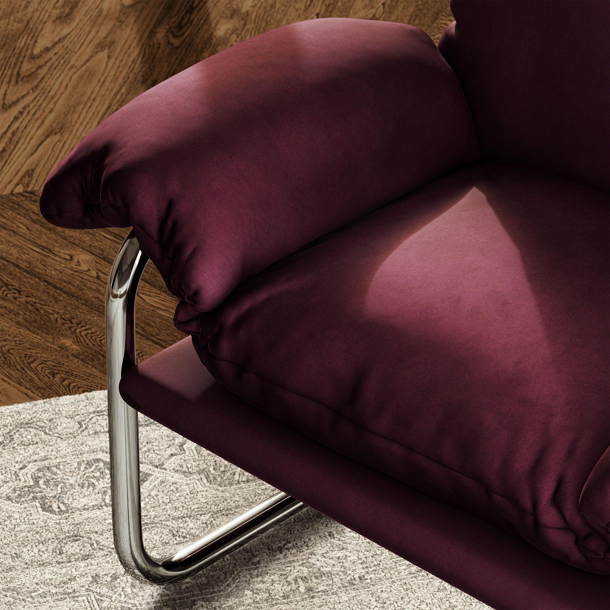 Ansel Performance Velvet Accent Chair