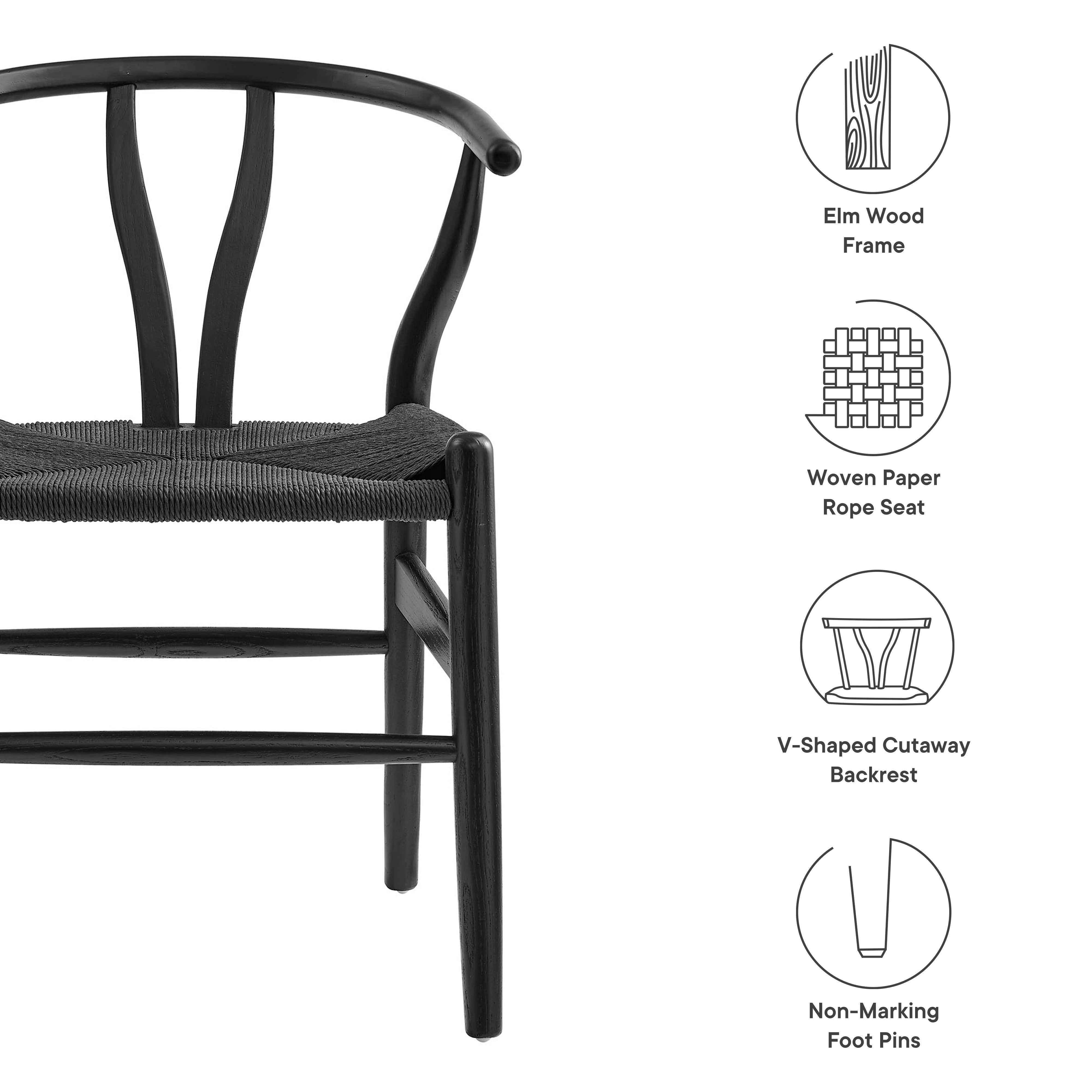 Amish 29" Wood Dining Chair