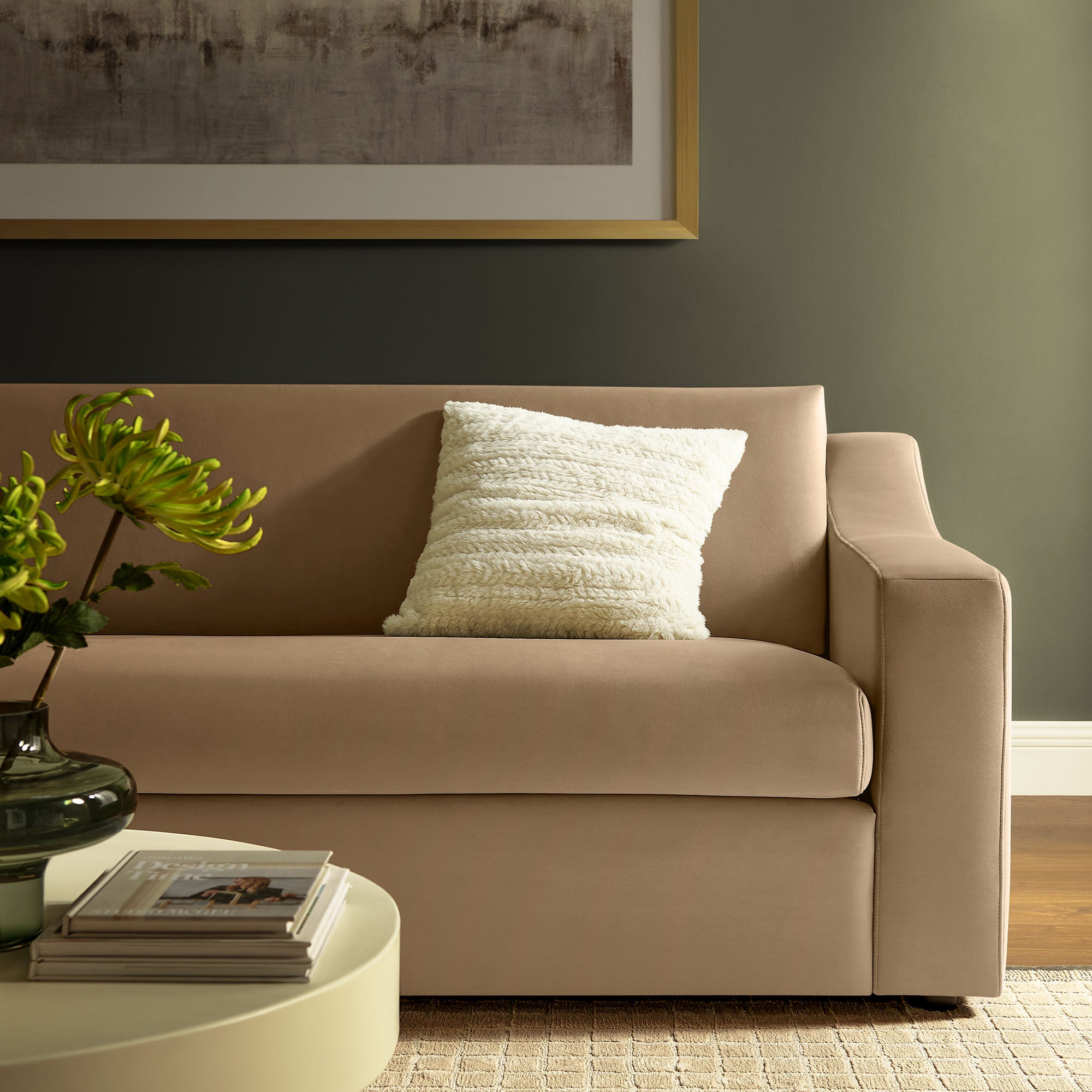 Liora Performance Velvet Sofa