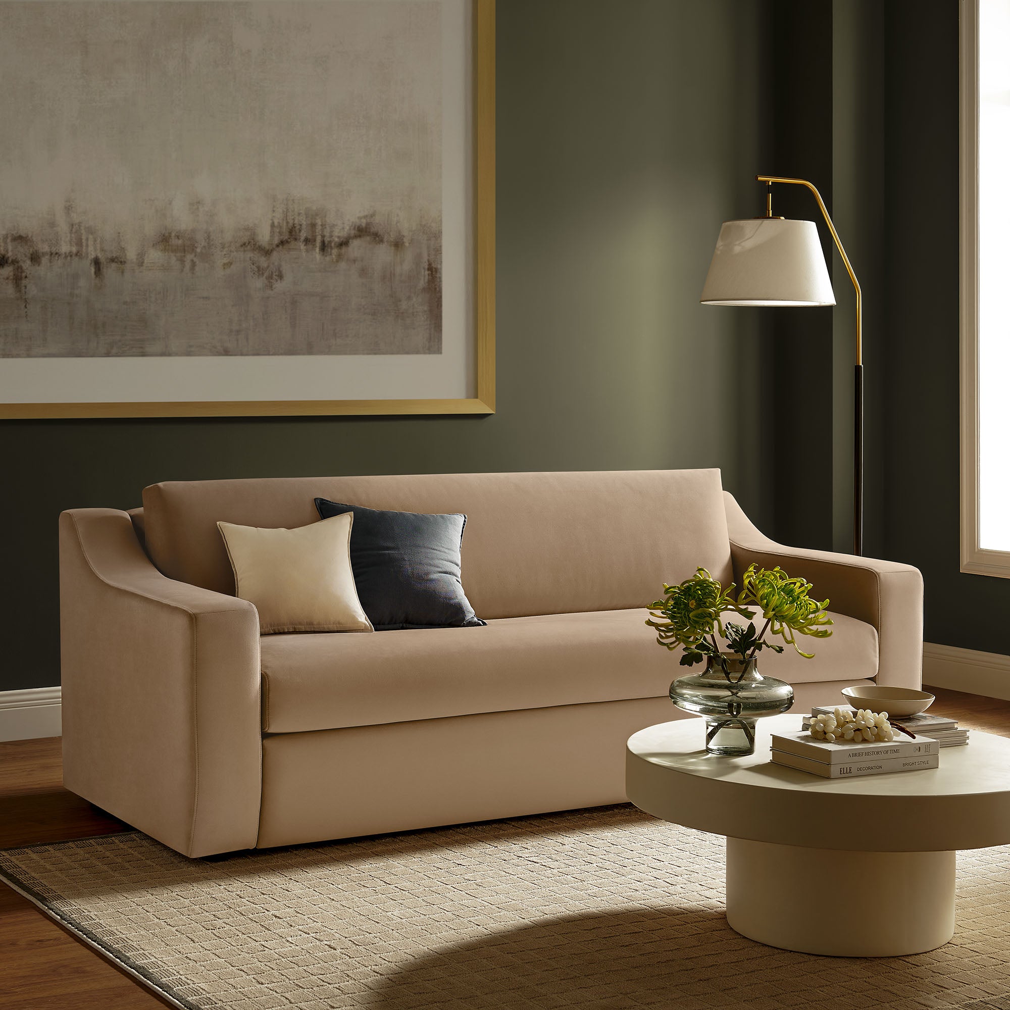 Liora Performance Velvet Sofa