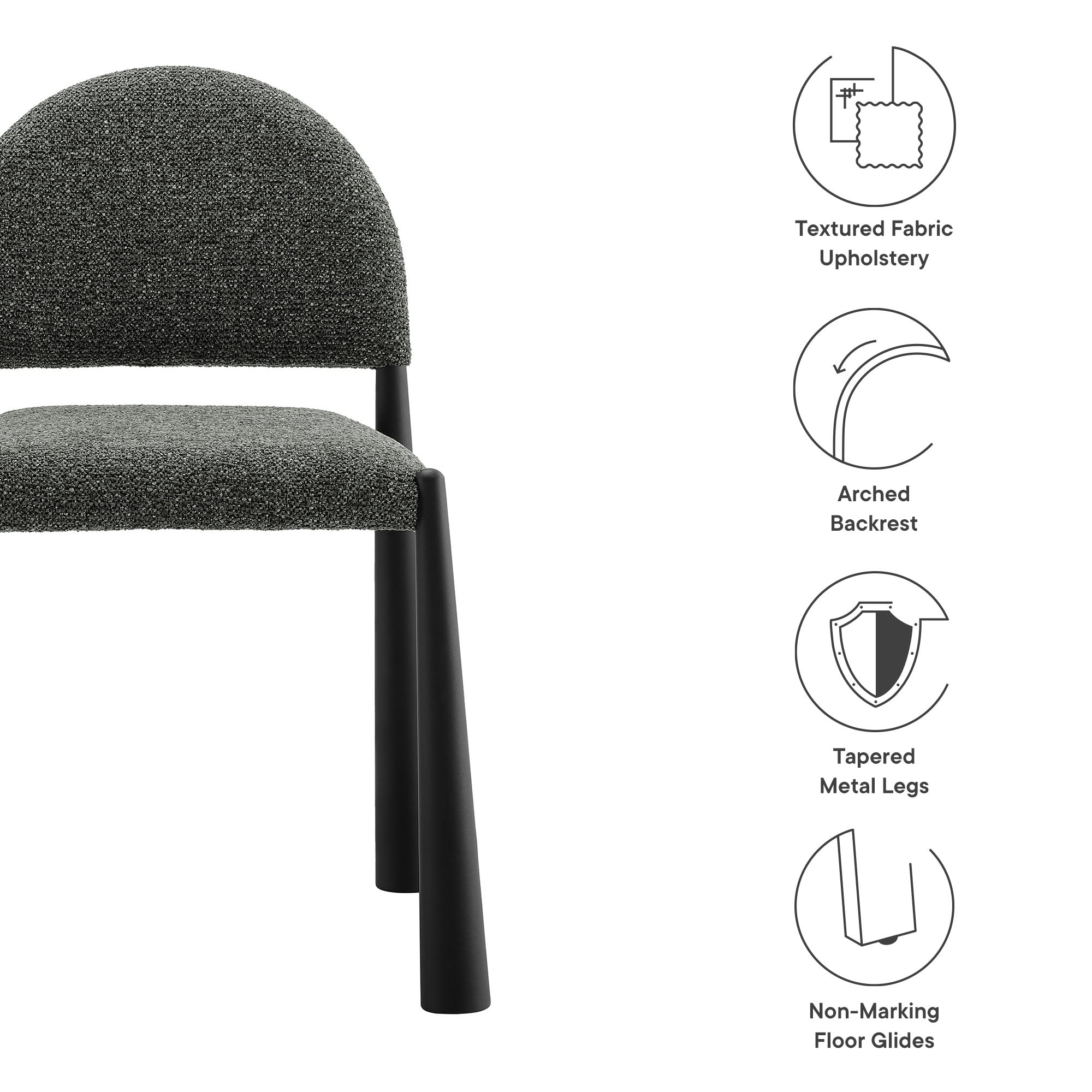Hayley Upholstered Fabric Dining Side Chair