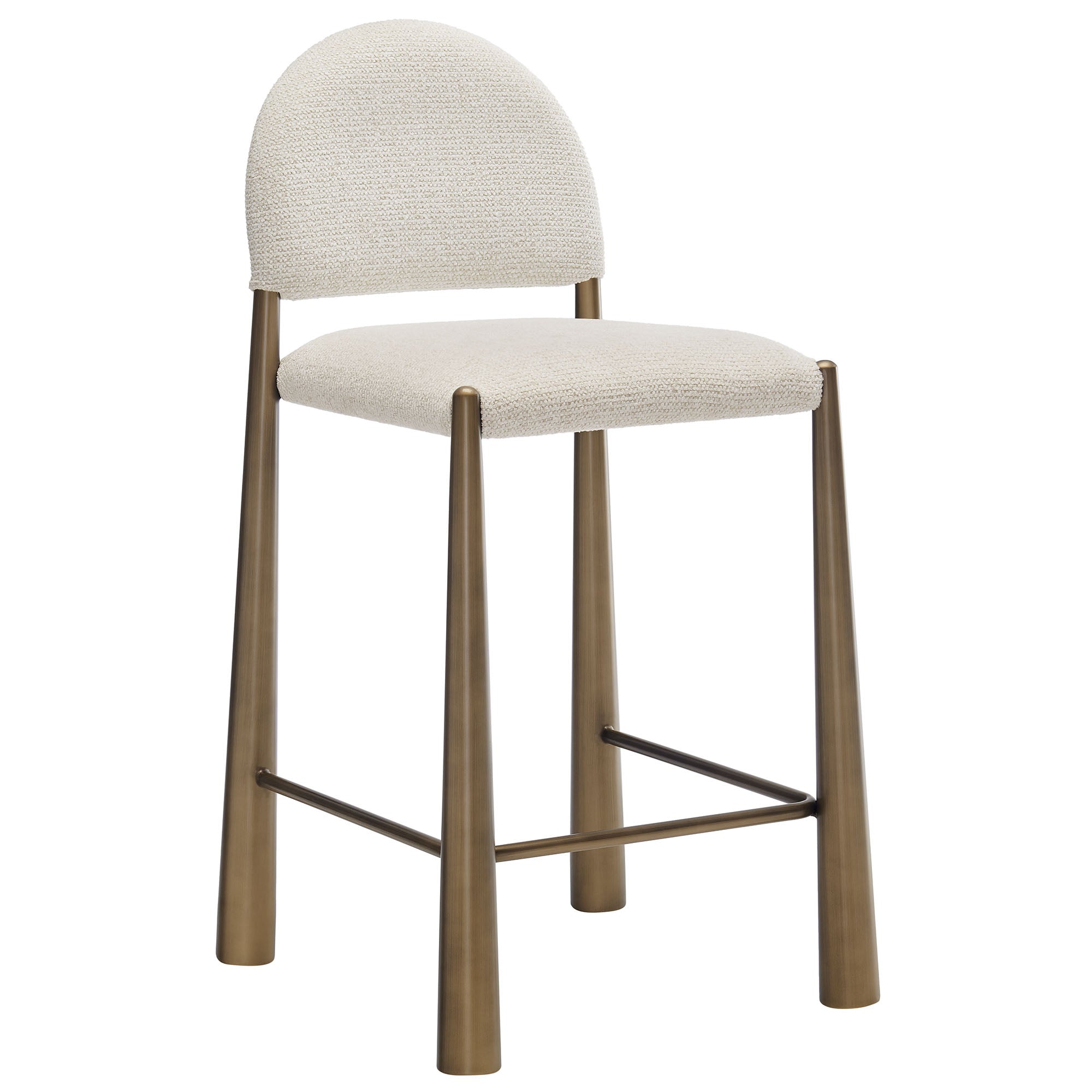 Hayley Upholstered Fabric Counter Stool