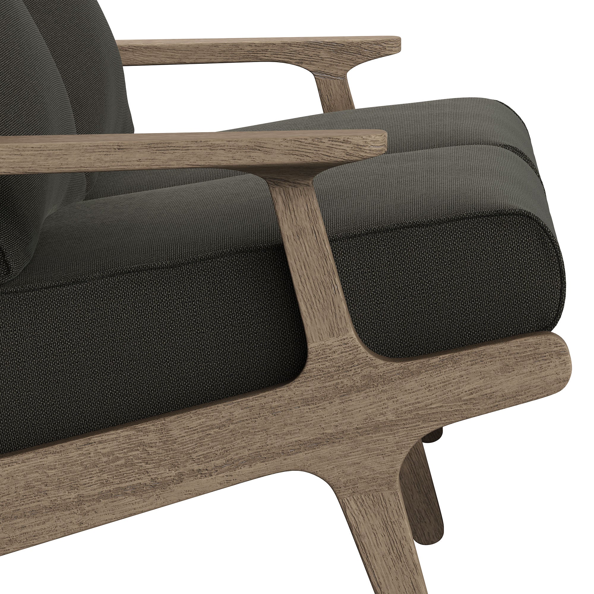 Saratoga Outdoor Patio Teak Wood Loveseat