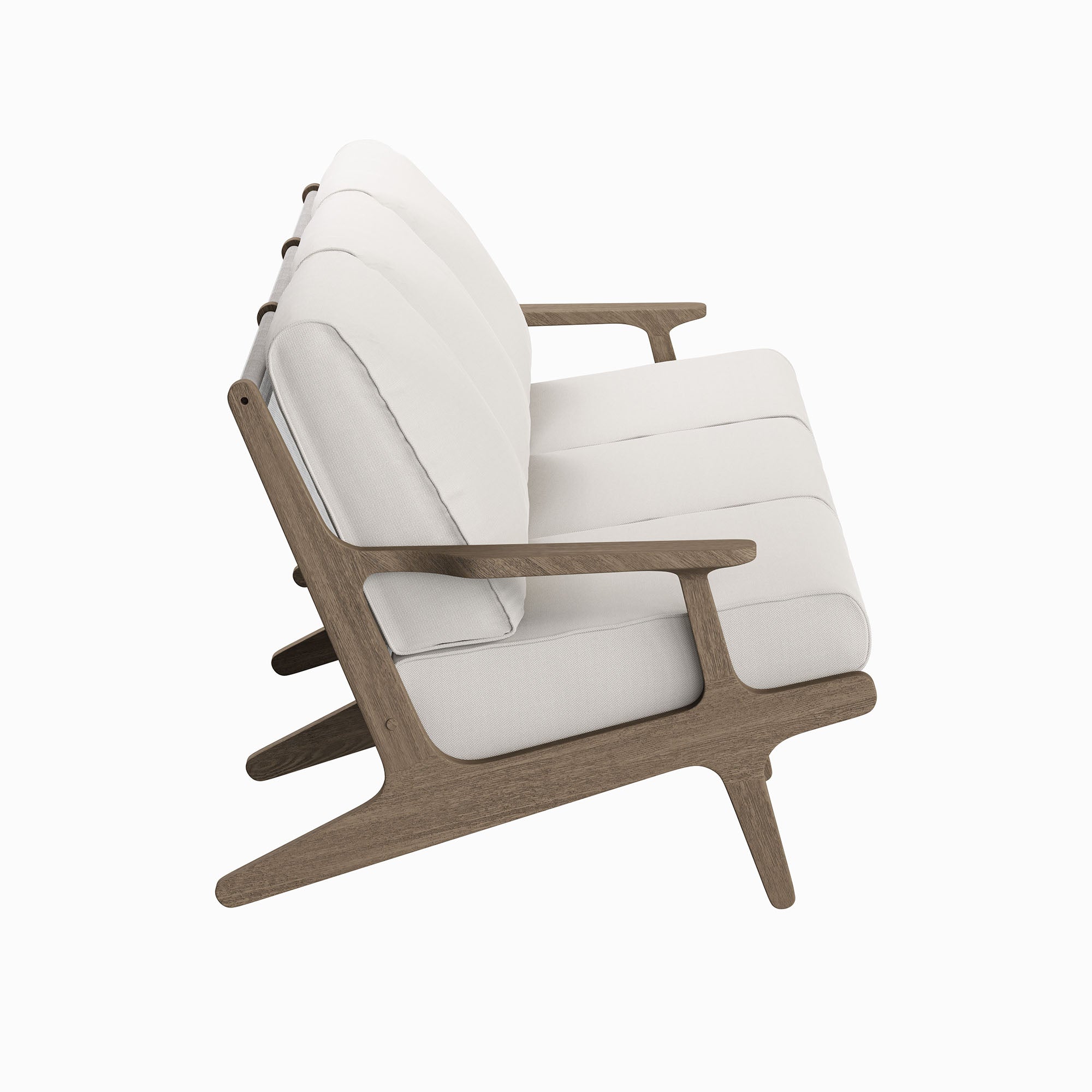 Saratoga 4-Piece Outdoor Patio Teak Wood Furniture Set