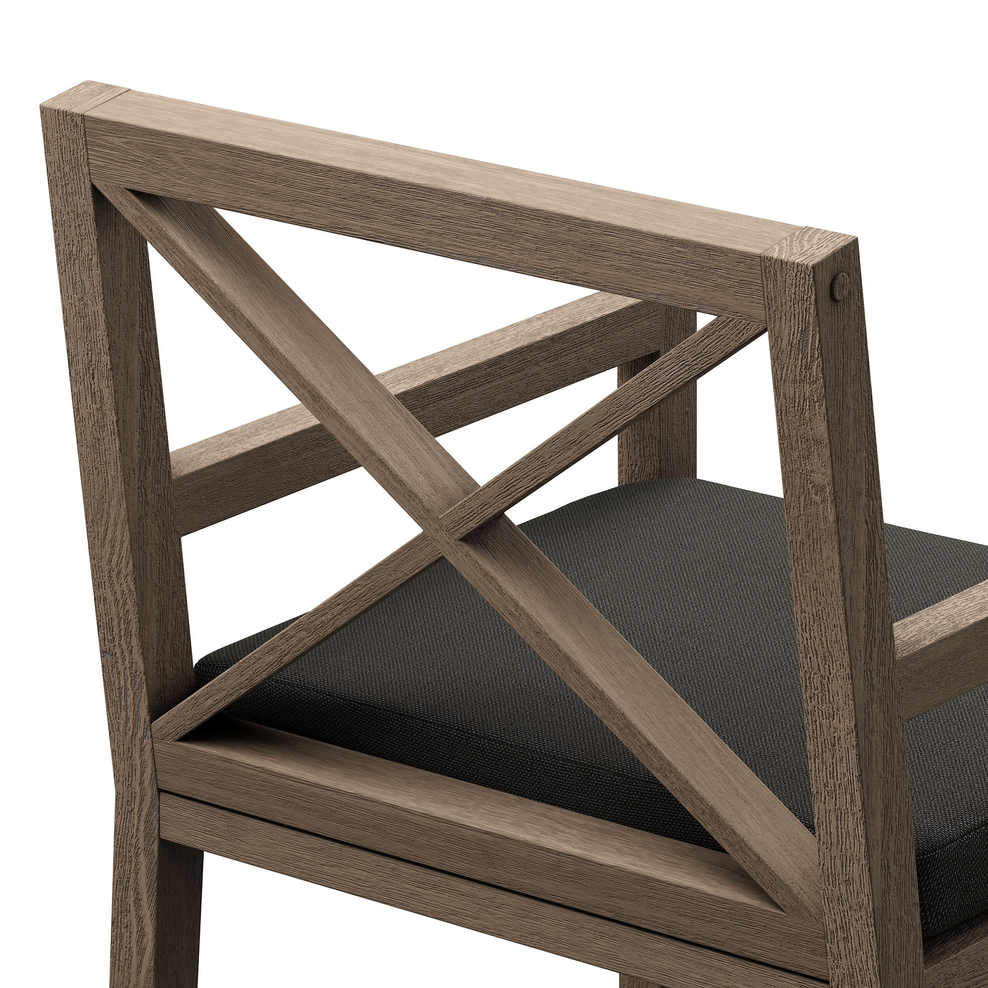 Northlake Outdoor Patio Teak Dining Armchair