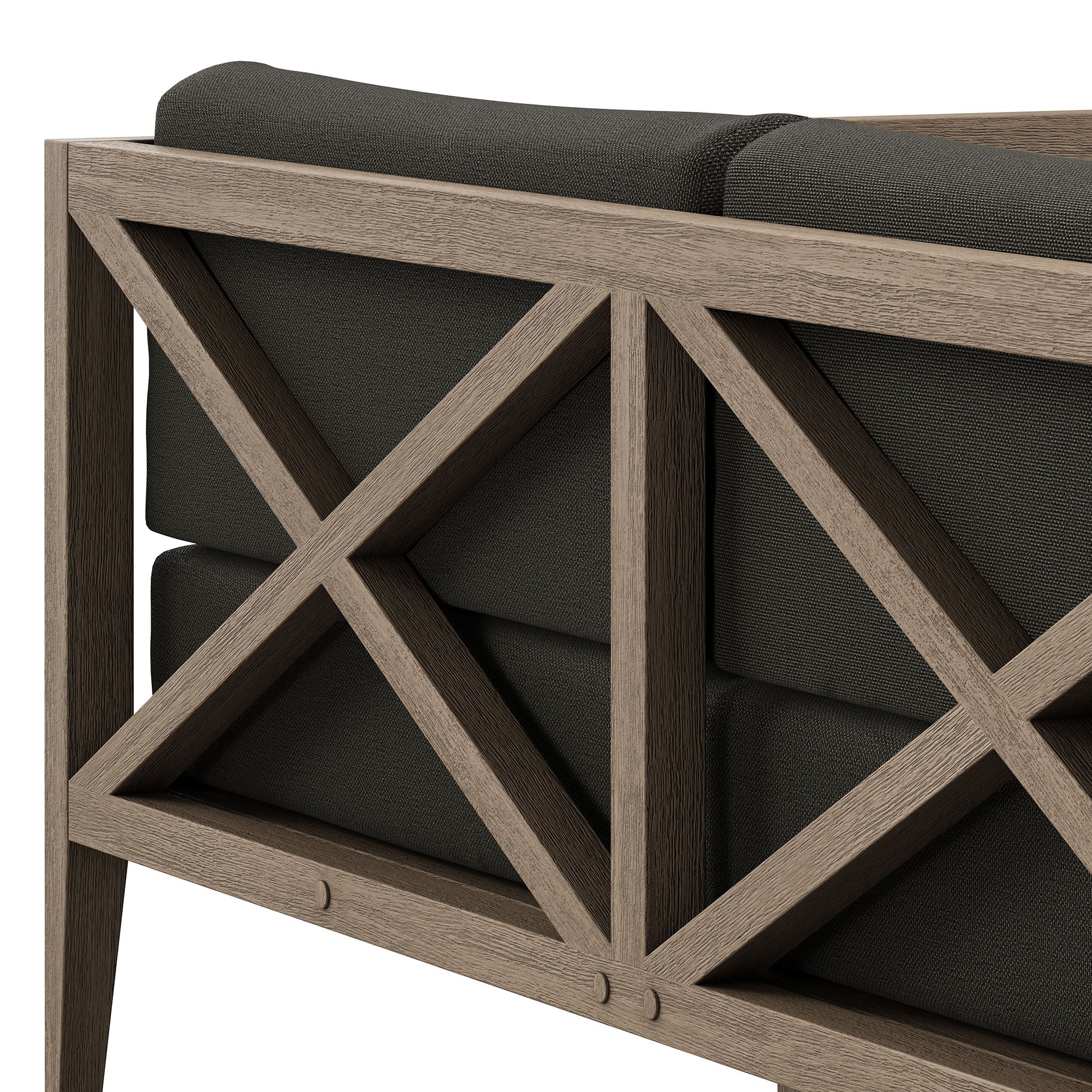Northlake Outdoor Patio Teak Loveseat