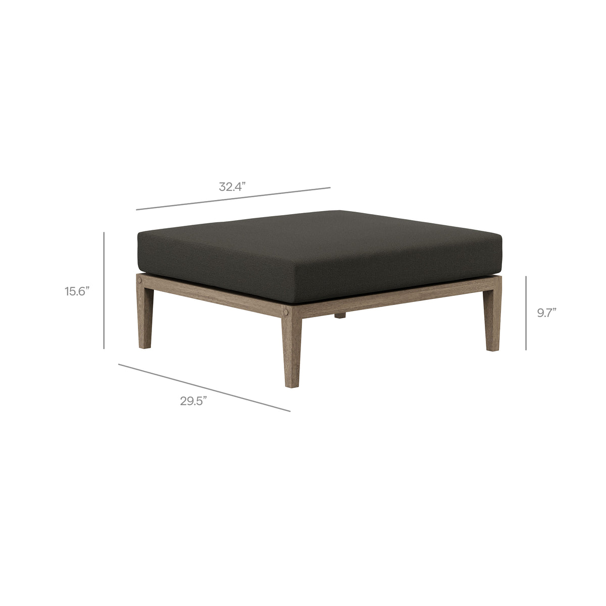 Northlake 5-Piece Outdoor Patio Teak Wood Furniture Set