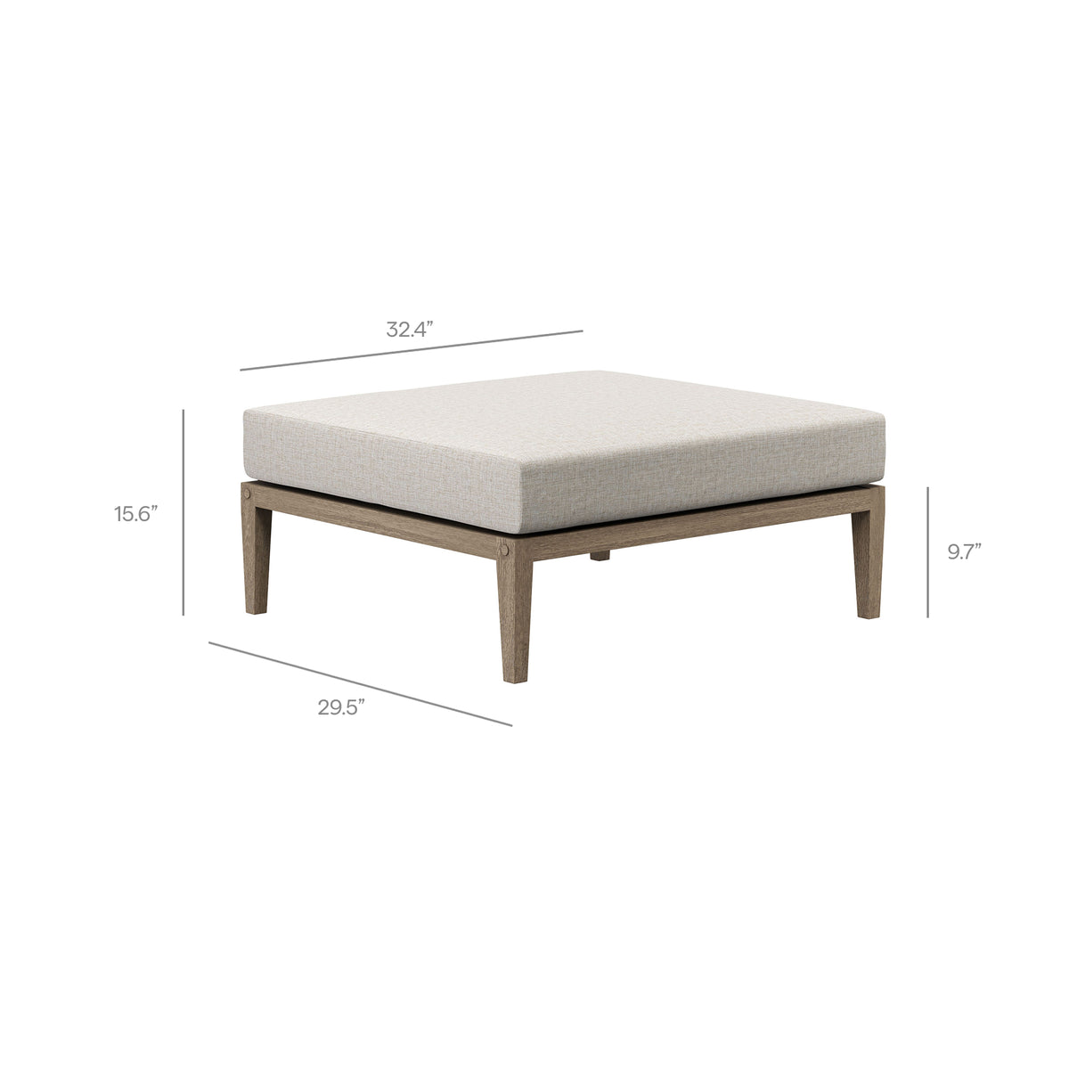 Northlake 5-Piece Outdoor Patio Teak Wood Furniture Set