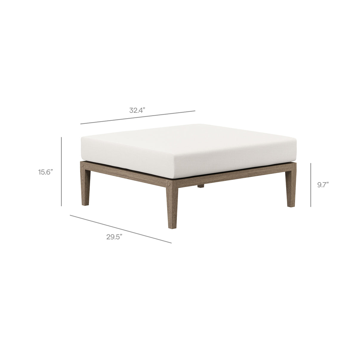 Northlake 5-Piece Outdoor Patio Teak Wood Furniture Set