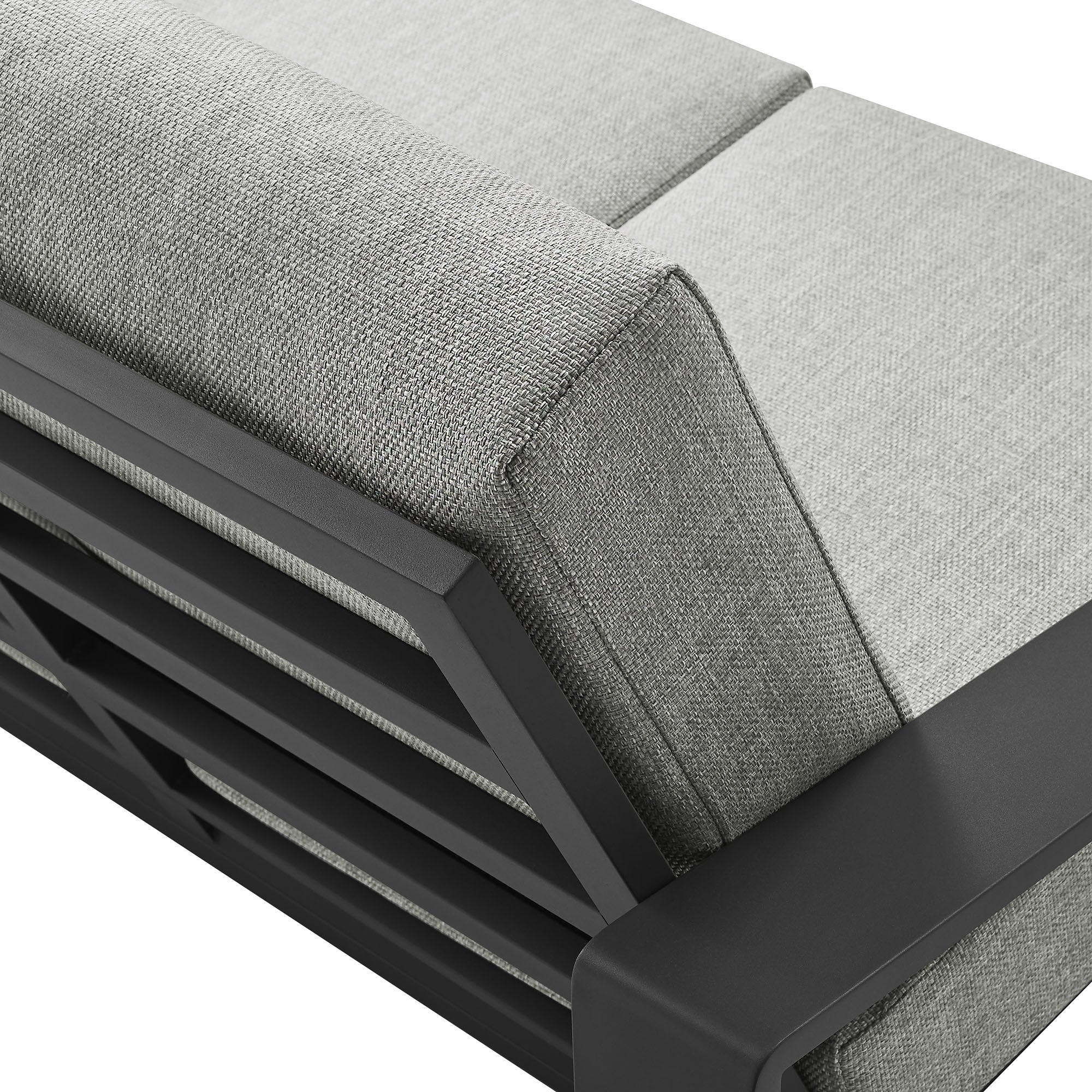 Lirienne Outdoor Patio Aluminum Loveseat