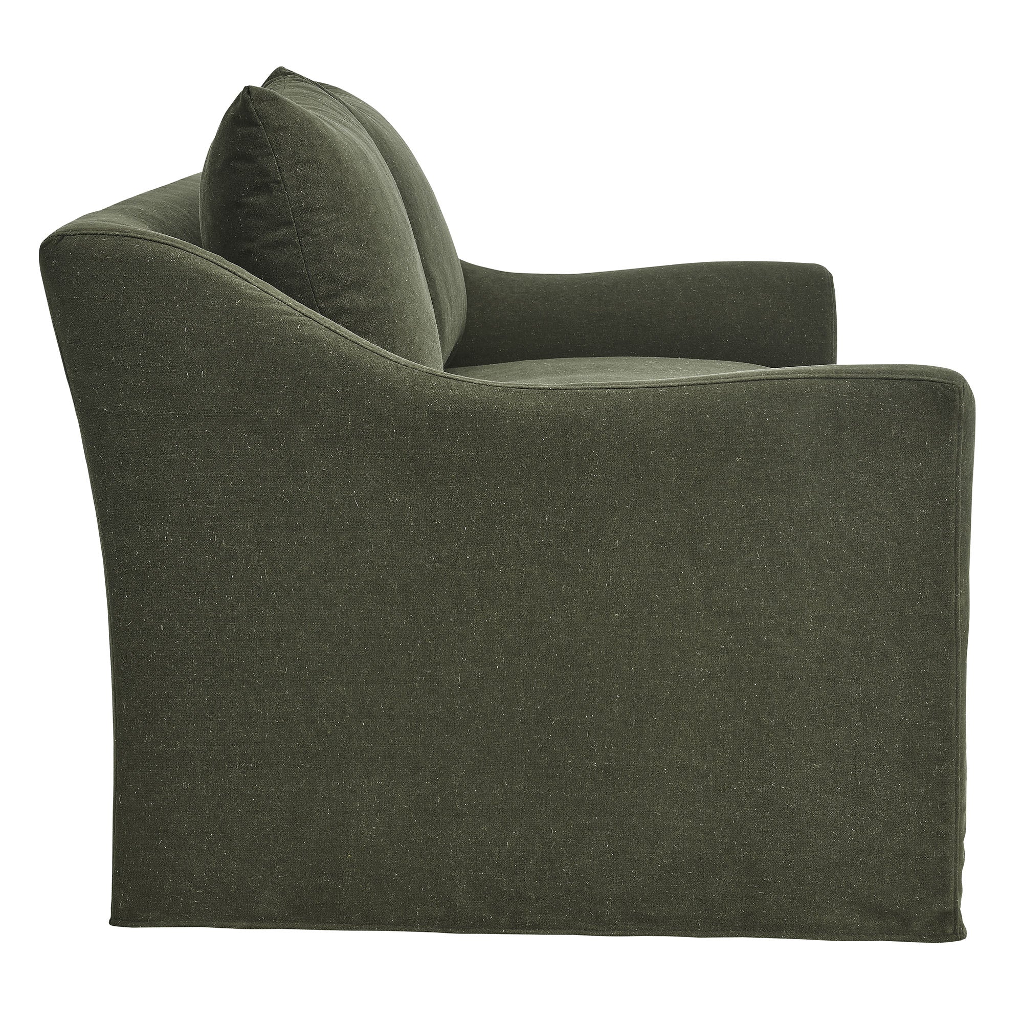 Somerset 70" Linen Blend Slipcovered Loveseat