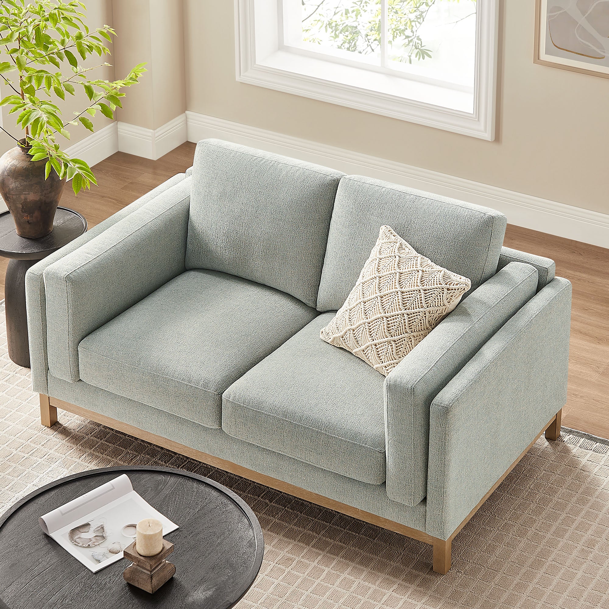 Roscoe 63 inch Fabric Loveseat
