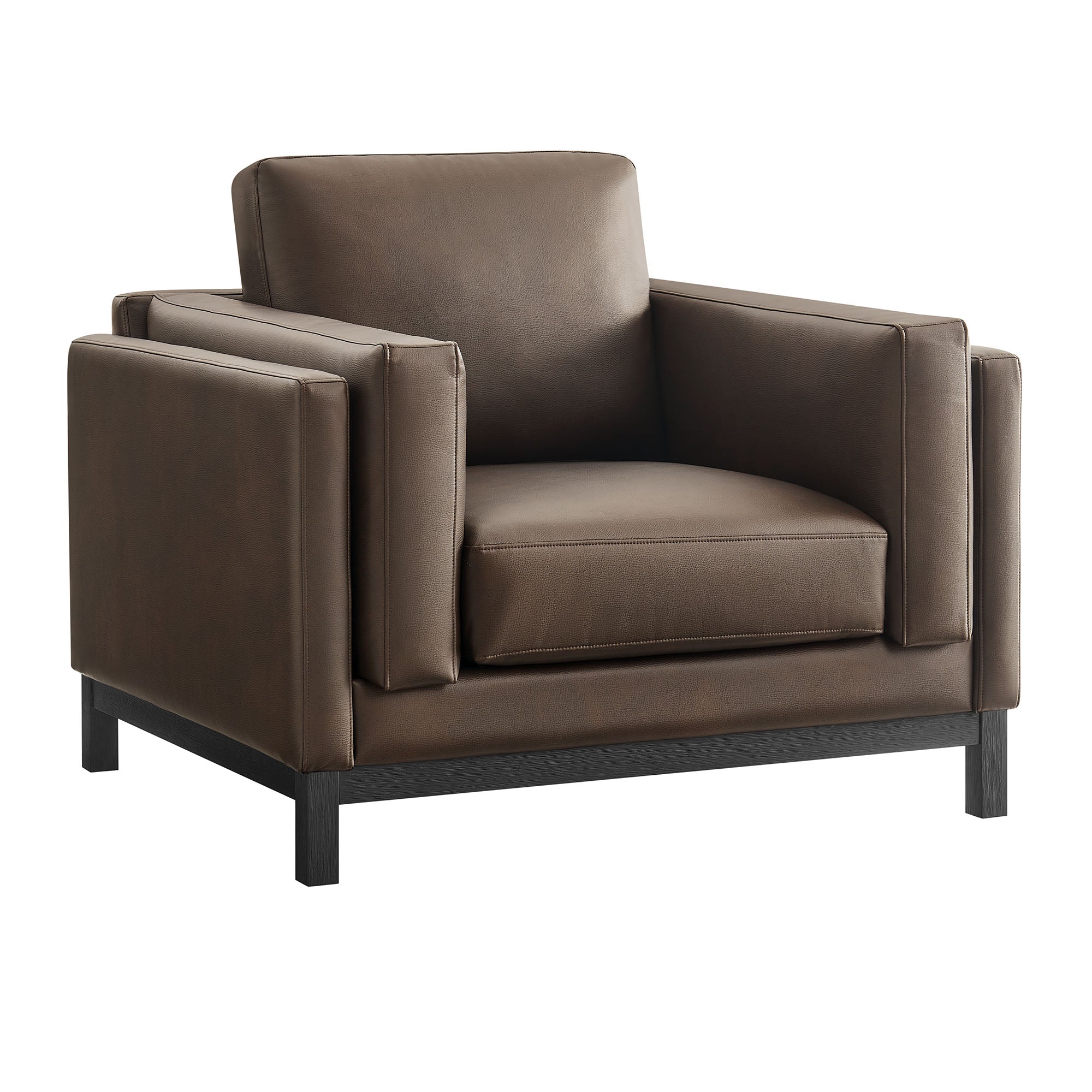 Roscoe Vegan Leather Armchair
