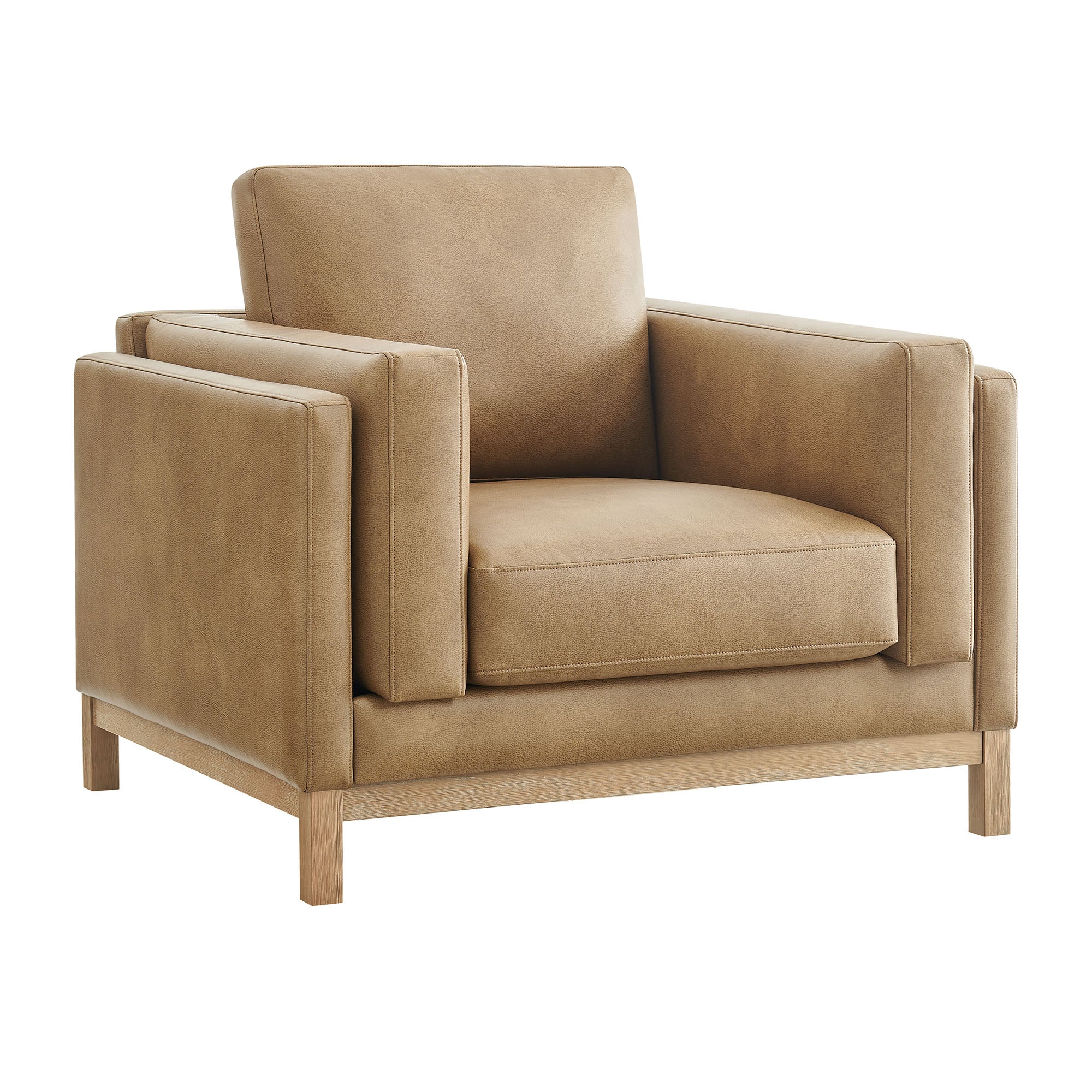 Roscoe Vegan Leather Armchair