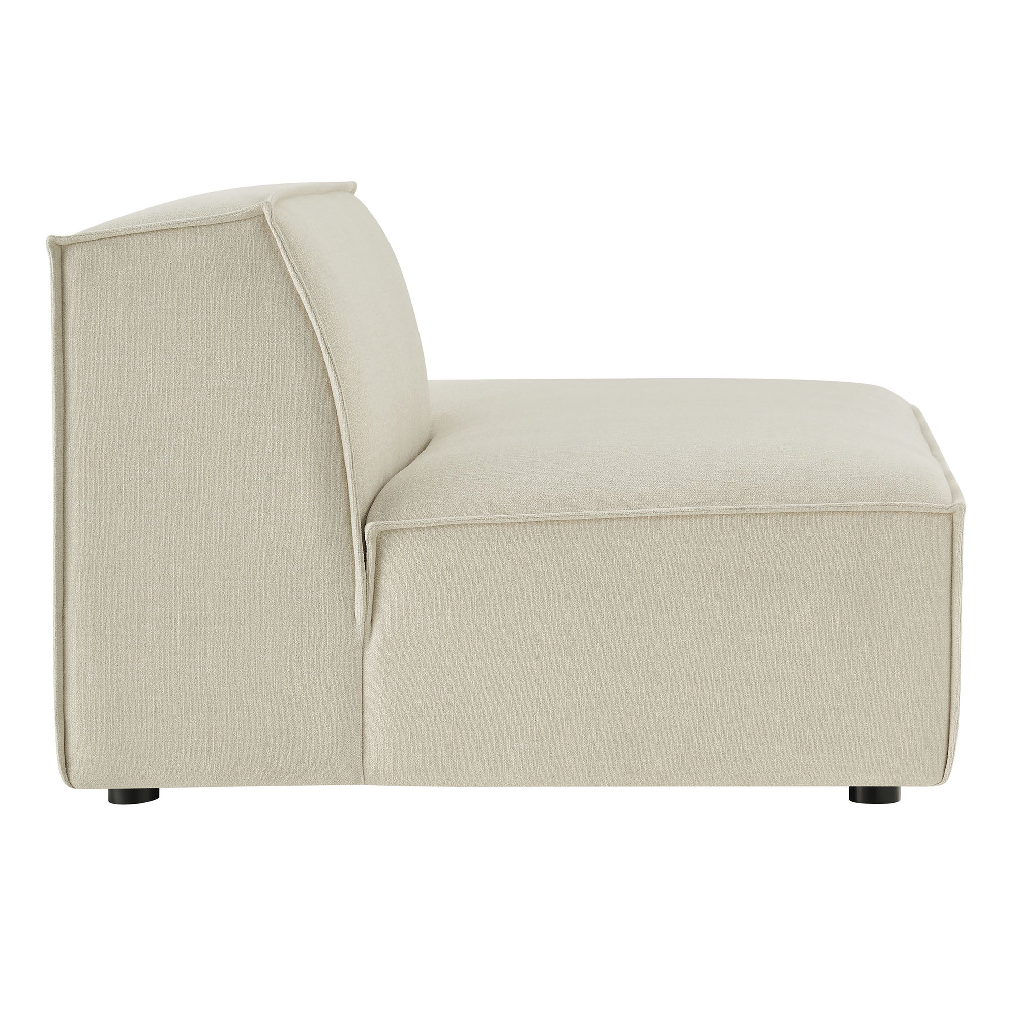 Restore Performance Fabric Upholstered Right-Facing Armless Modular Chaise