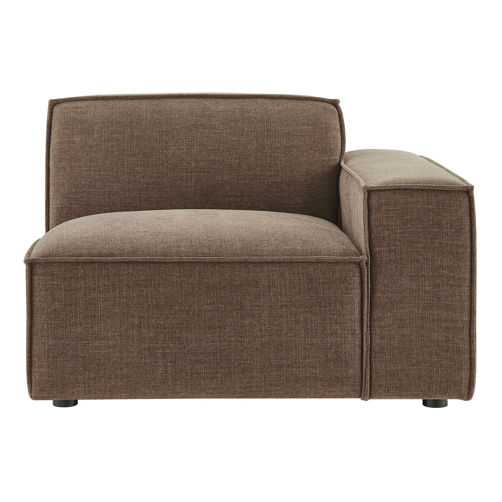 Restore Performance Fabric Upholstered Right-Facing Modular Lounge Chair
