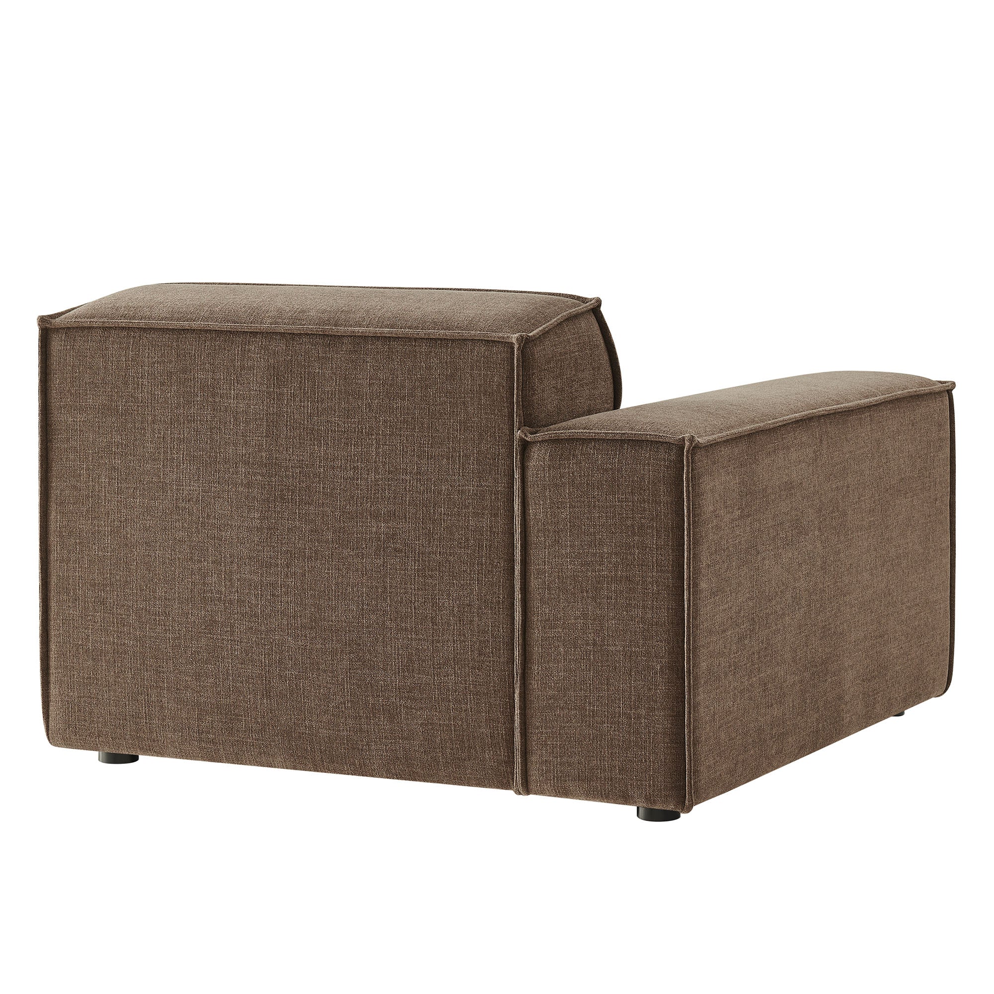 Restore Performance Fabric Upholstered Left-Facing Modular Lounge Chair