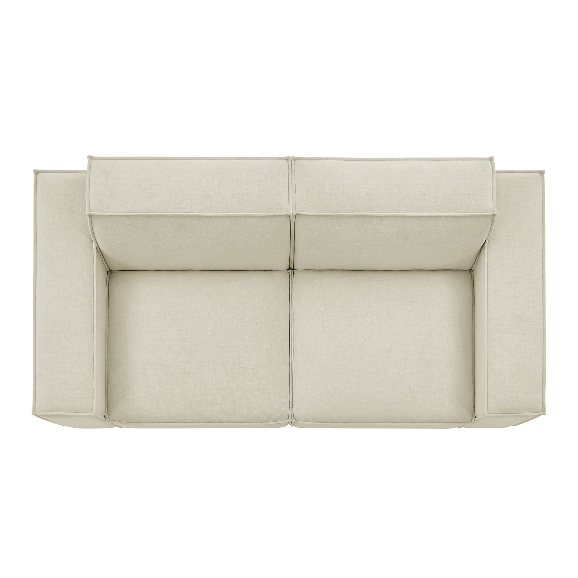 Restore 2-Piece Performance Fabric Upholstered Modular Loveseat