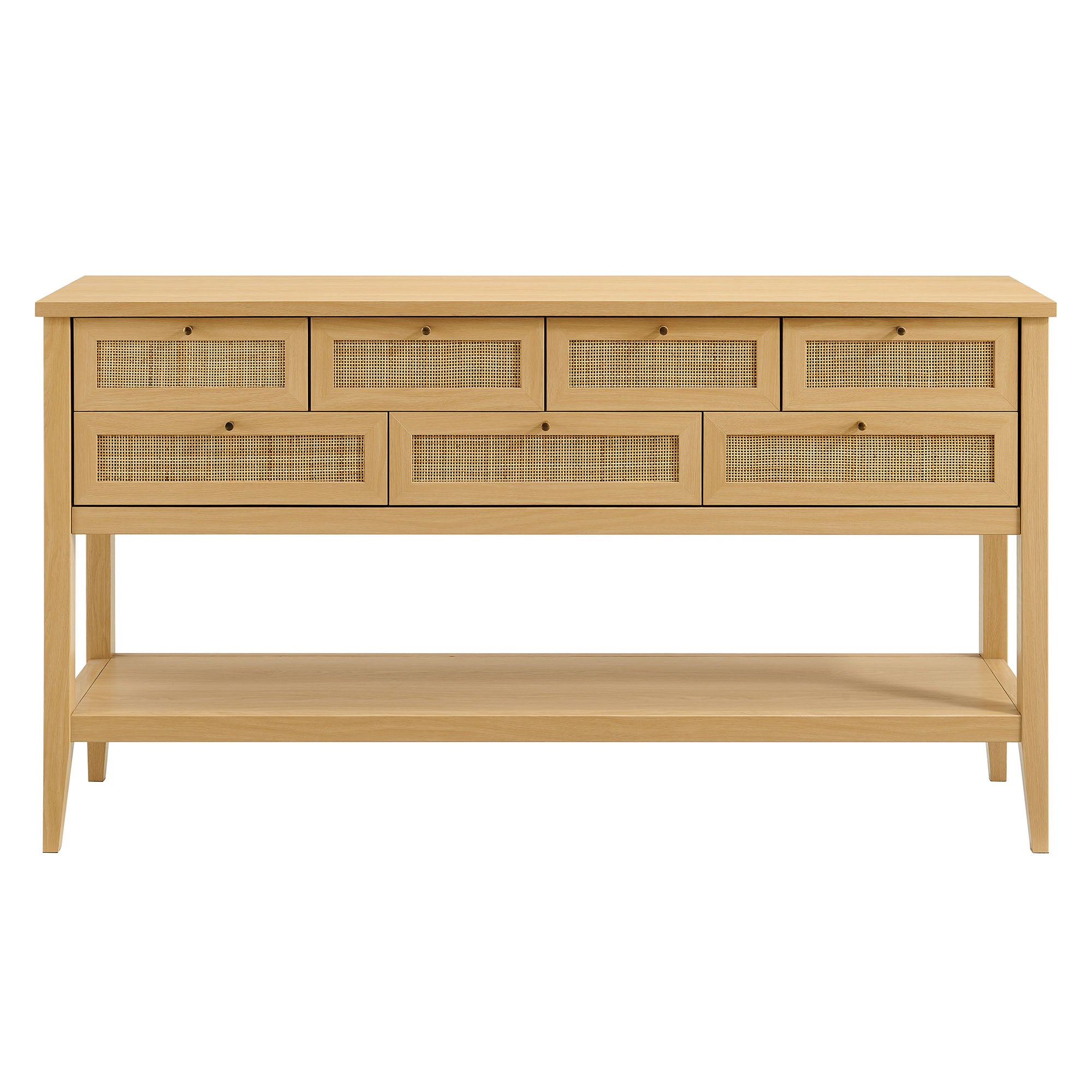 Soma 62 Inch Rattan Console Table