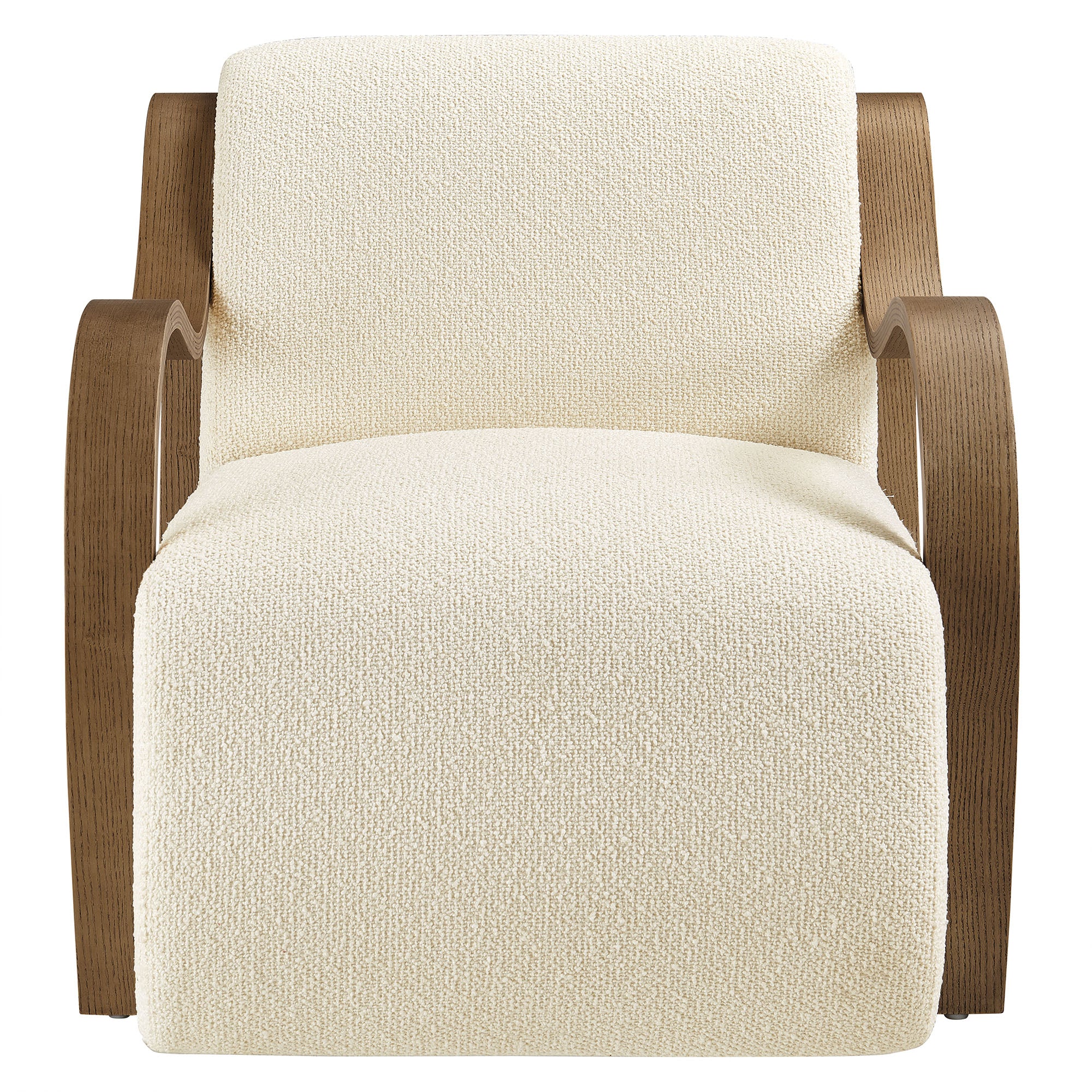 Atrium Lattice Boucle Accent Armchair