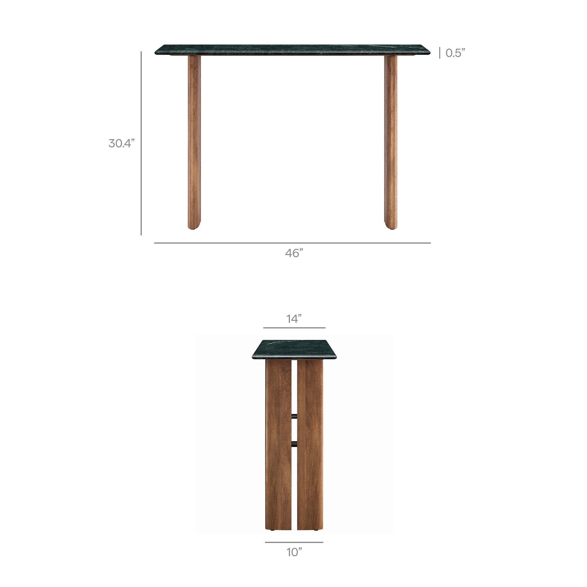 Amistad 46 Inch Marble Console Table