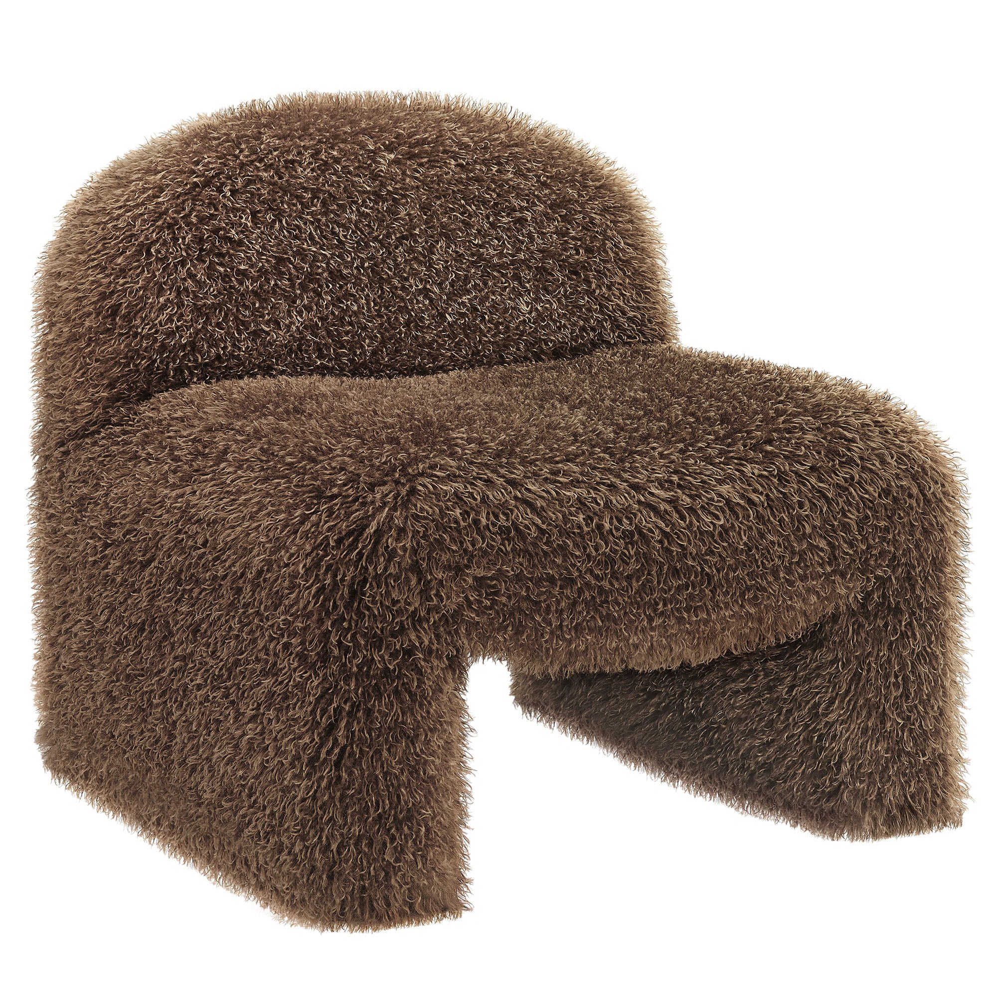Mina Faux Fur Accent Chair