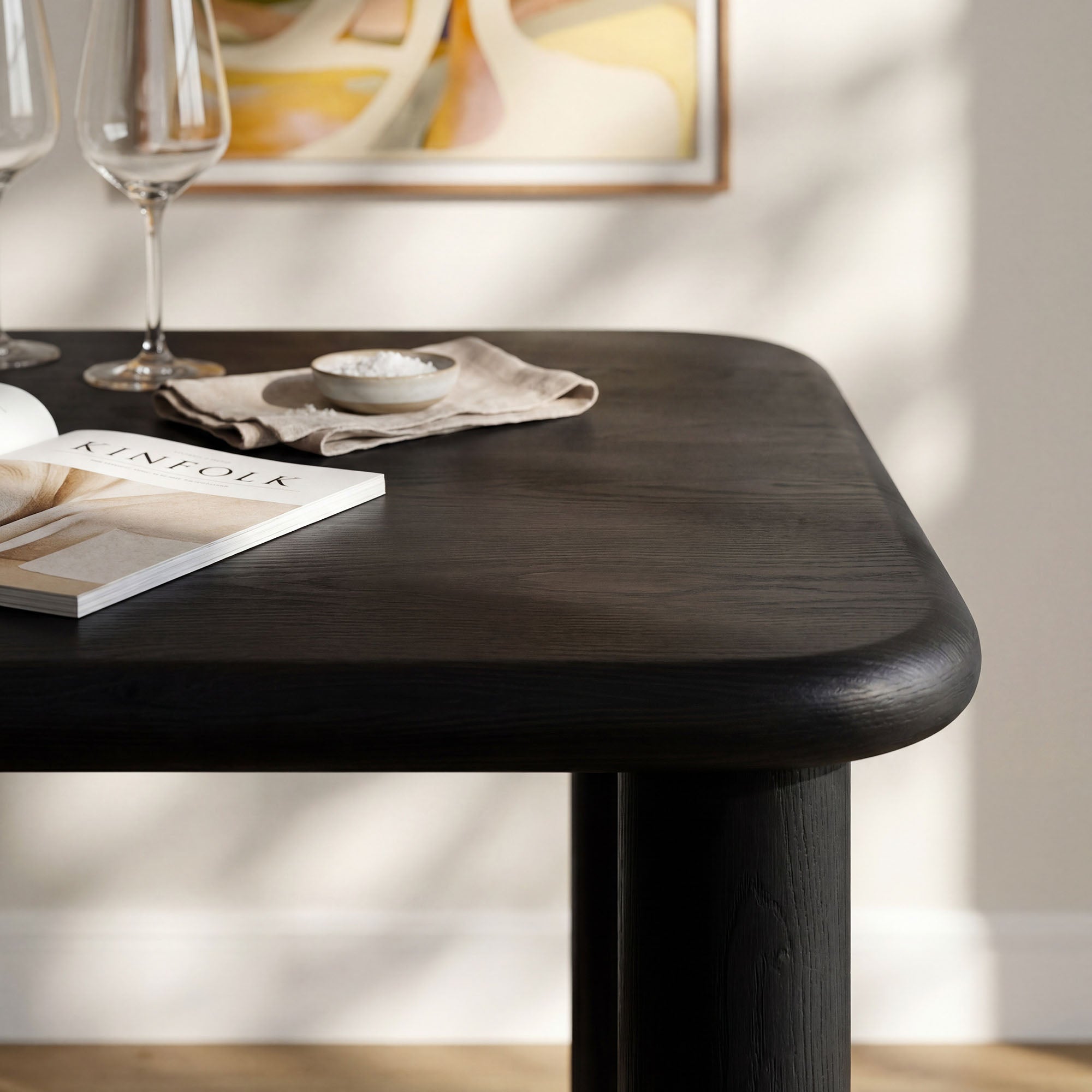 Alvia 72" Rectangular Wood Dining Table
