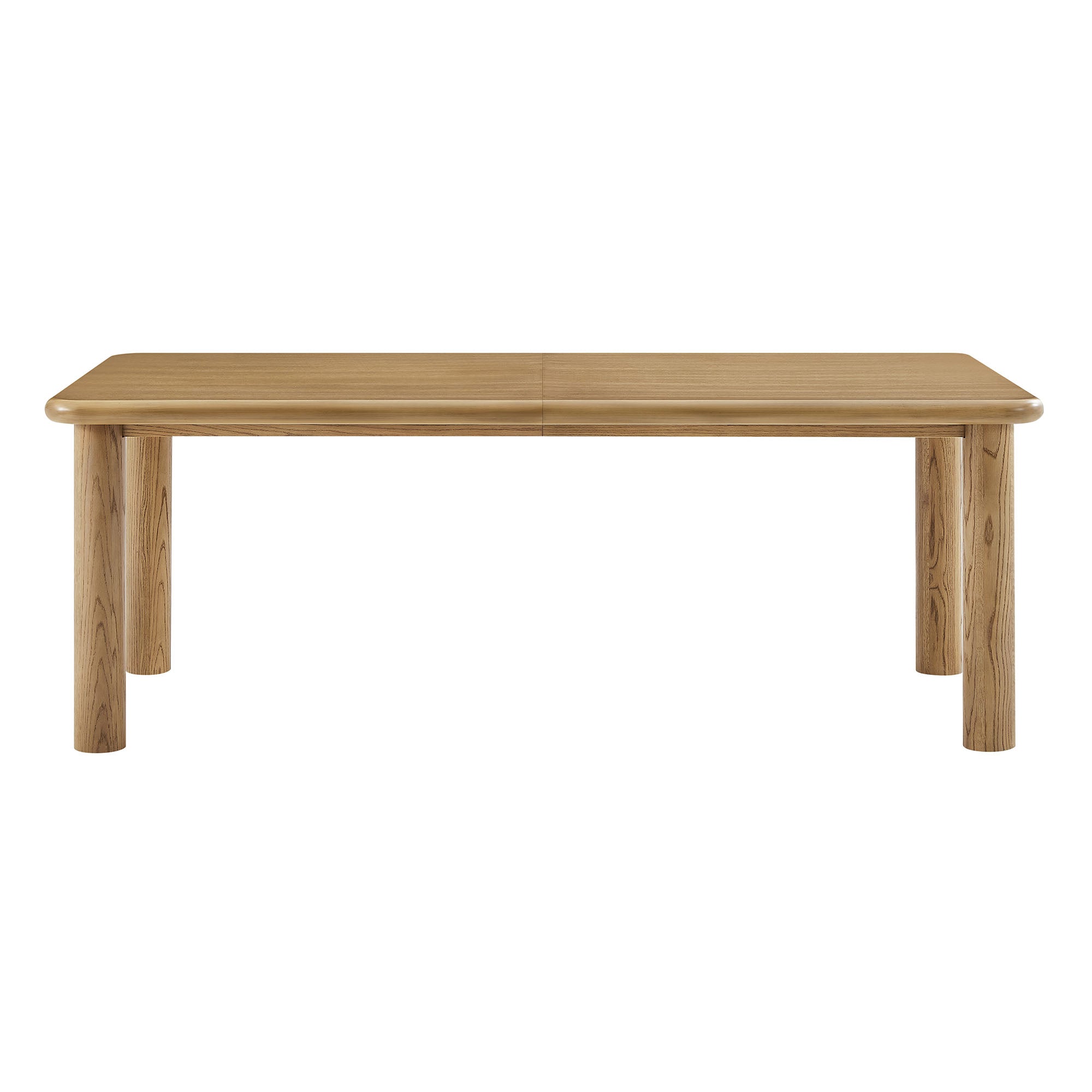 Alvia 86"–105" Extendable Rectangular Wood Dining Table