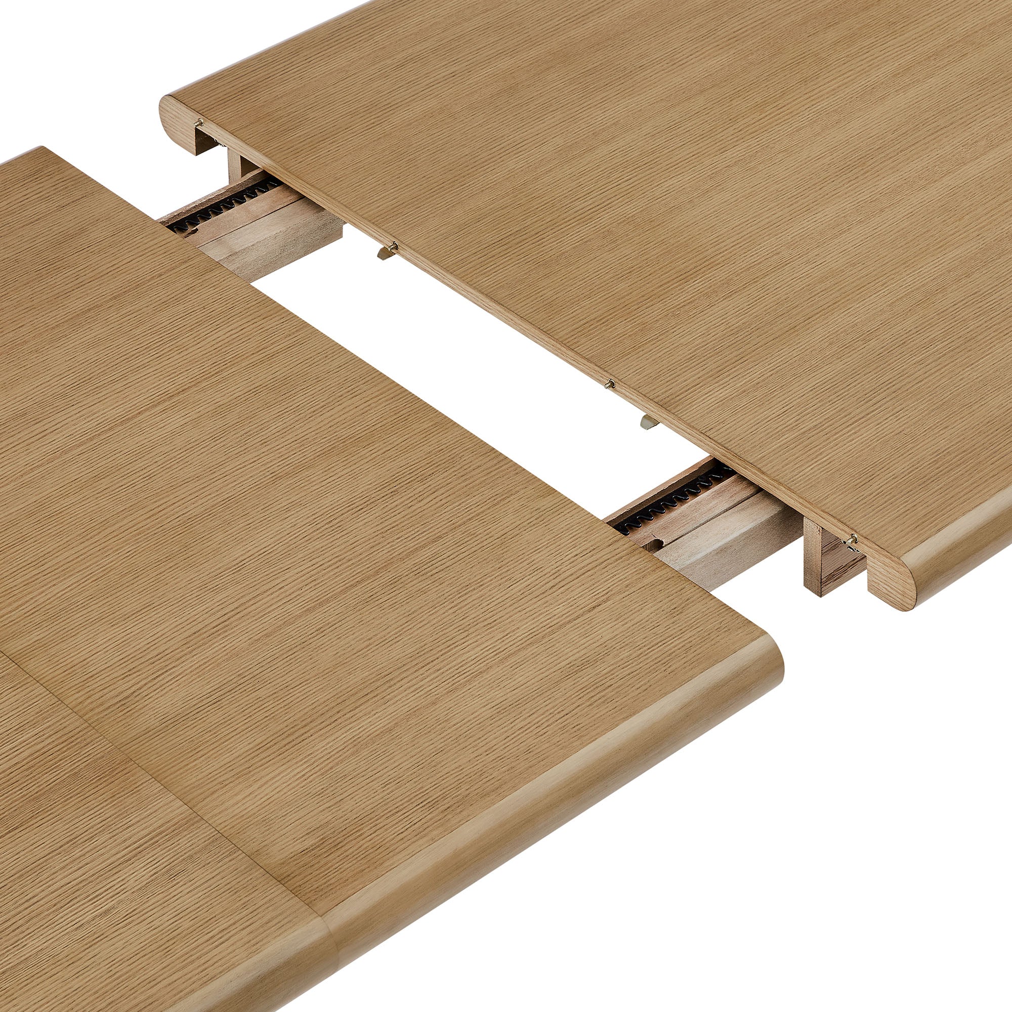 Alvia 86"–105" Extendable Rectangular Wood Dining Table