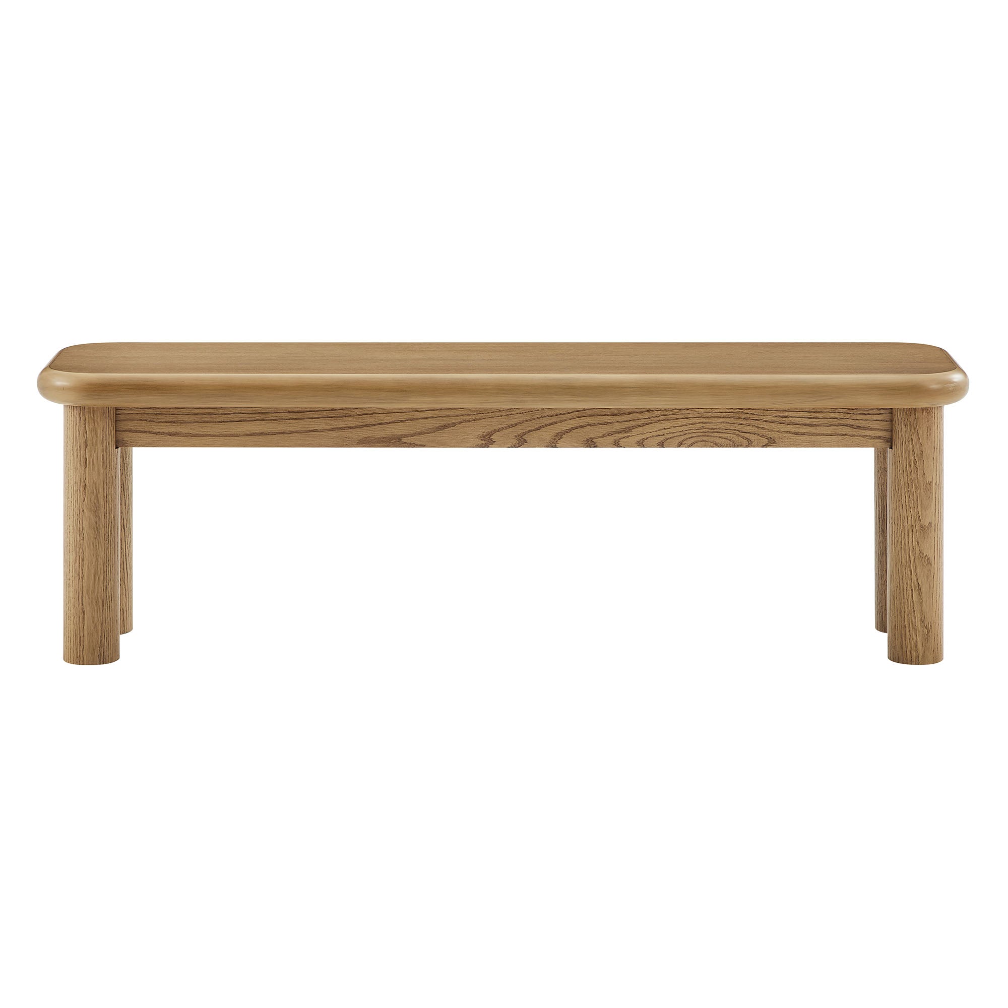 Alvia 58" Wood Bench