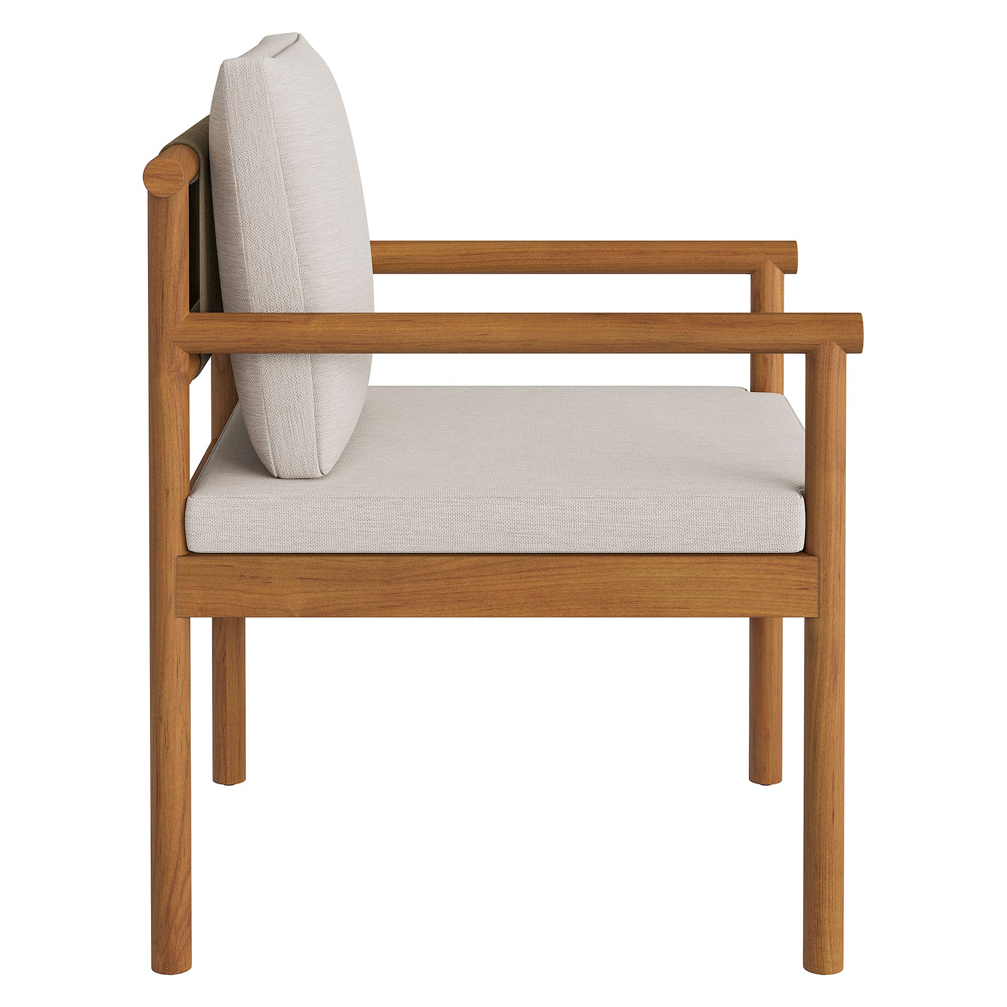 Eleni 7 Piece Outdoor Patio Teak Wood Dining Set
