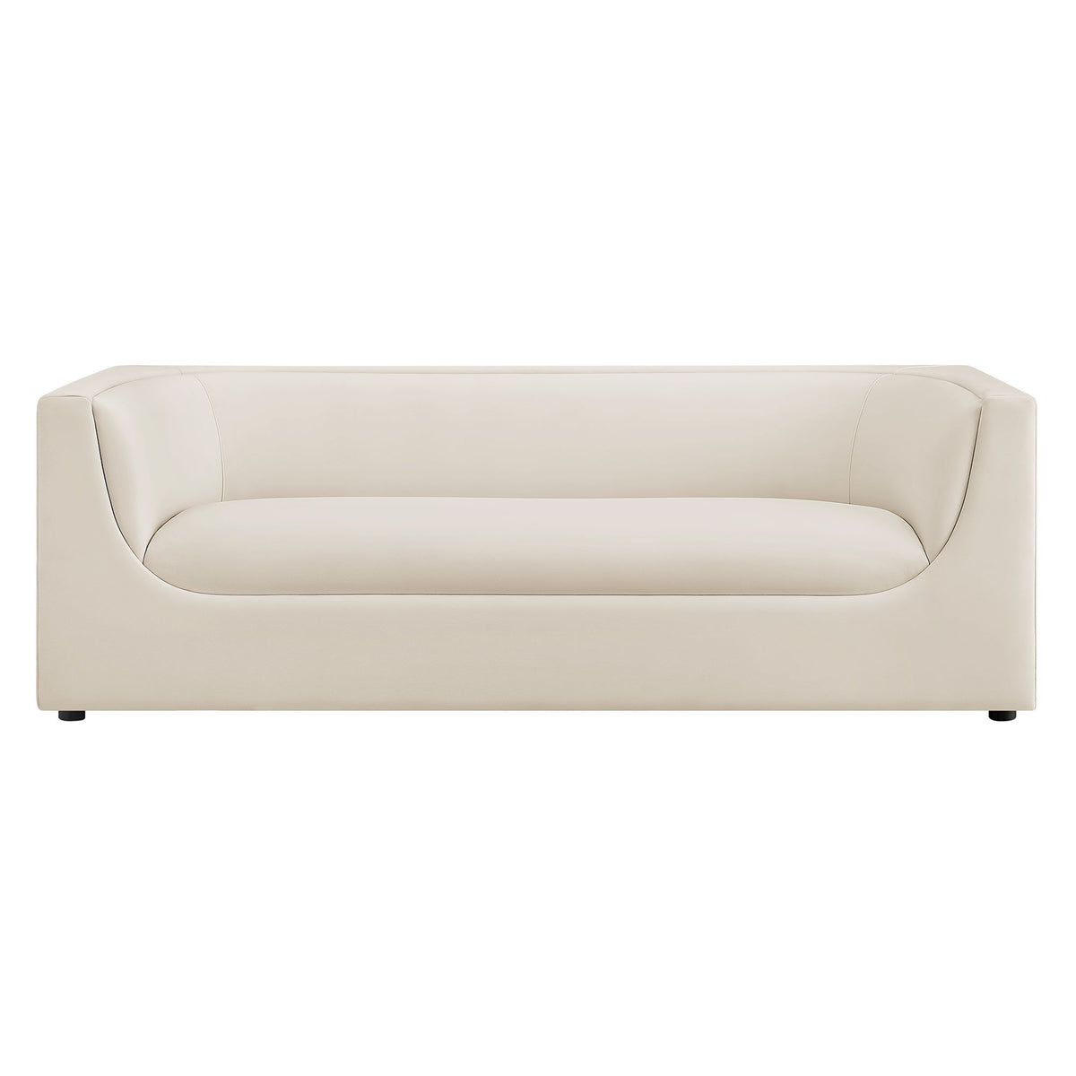 Hilda 86" Curved Back Performance Velvet Sofa