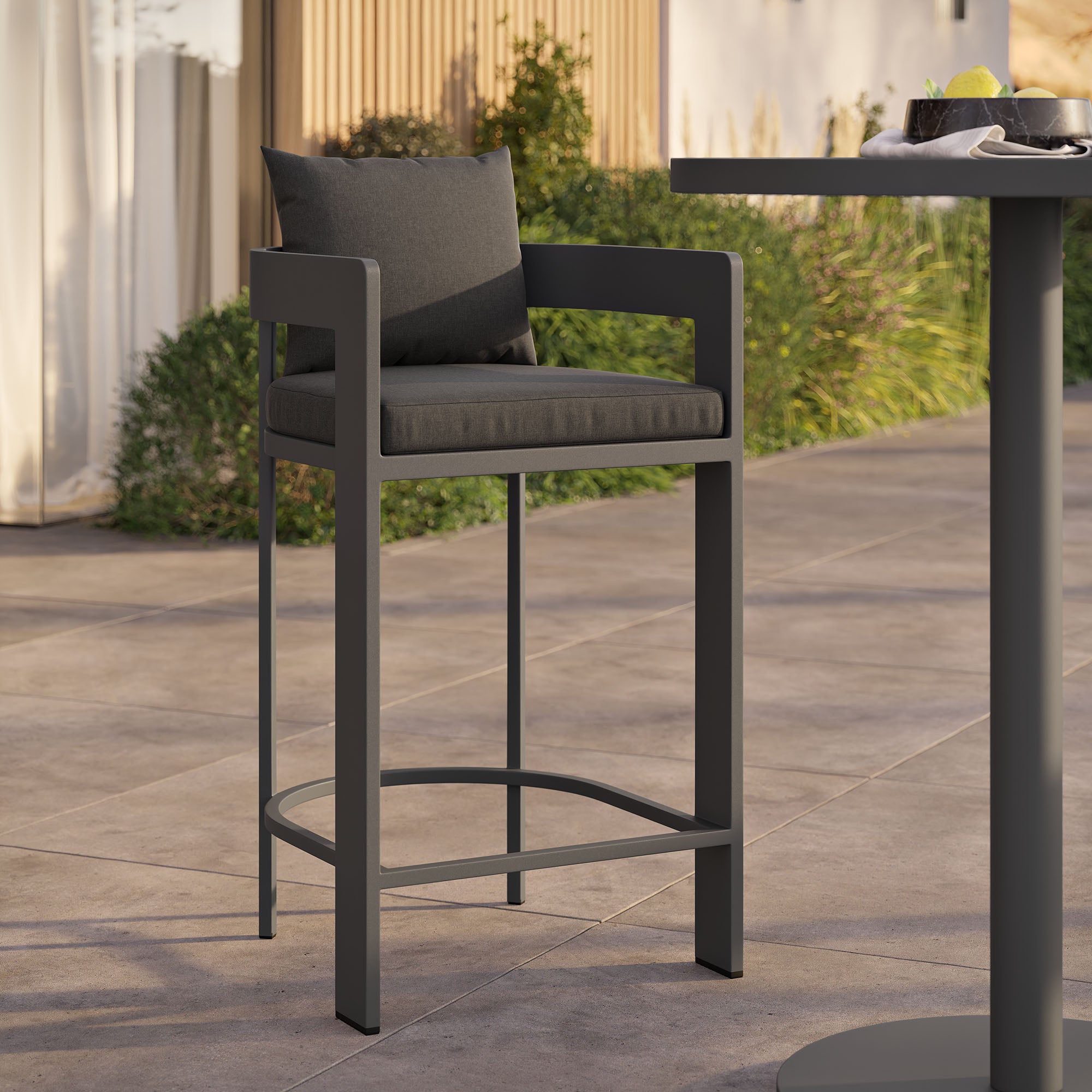Tahoe Outdoor Patio Patio Aluminum Bar Chair