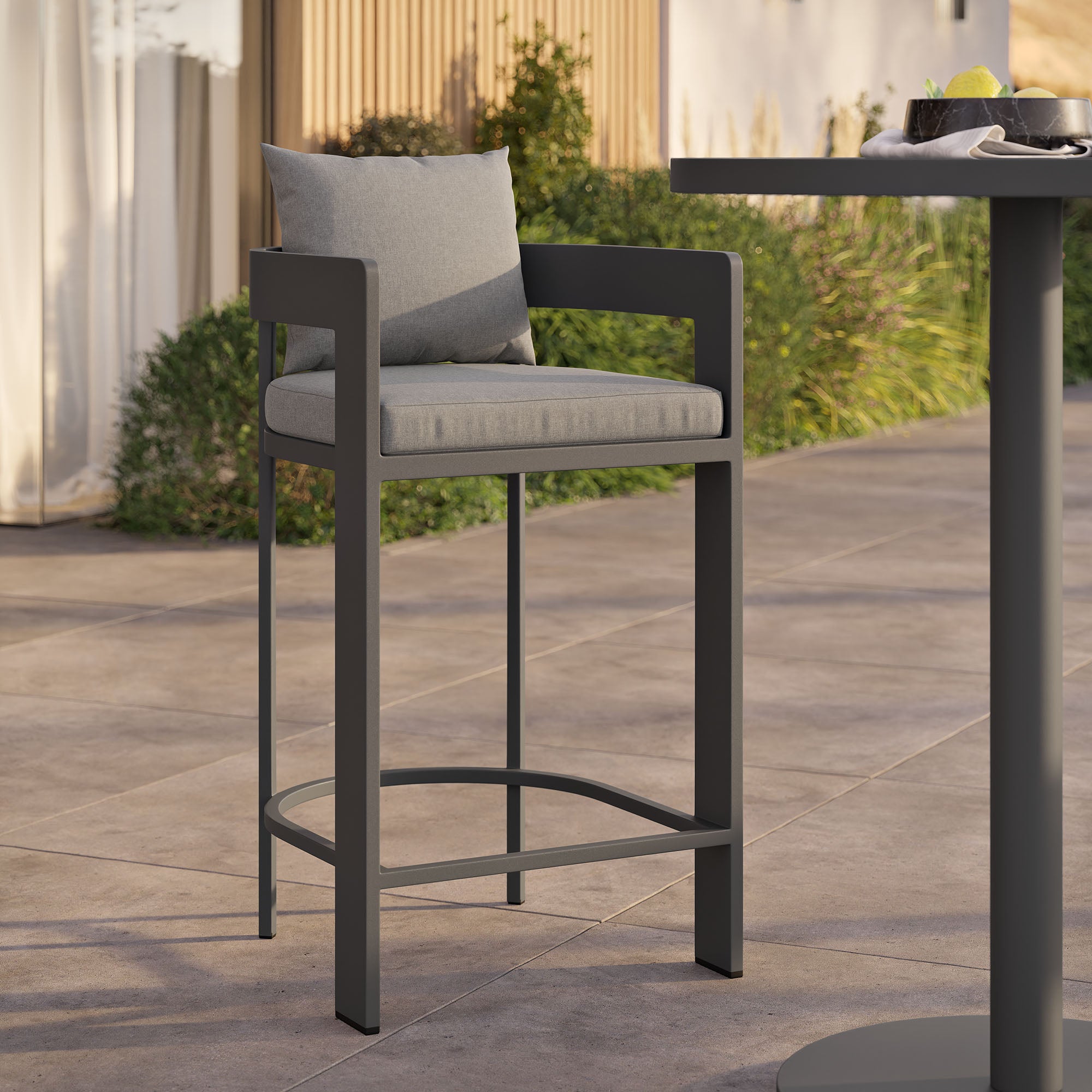 Tahoe Outdoor Patio Patio Aluminum Bar Chair