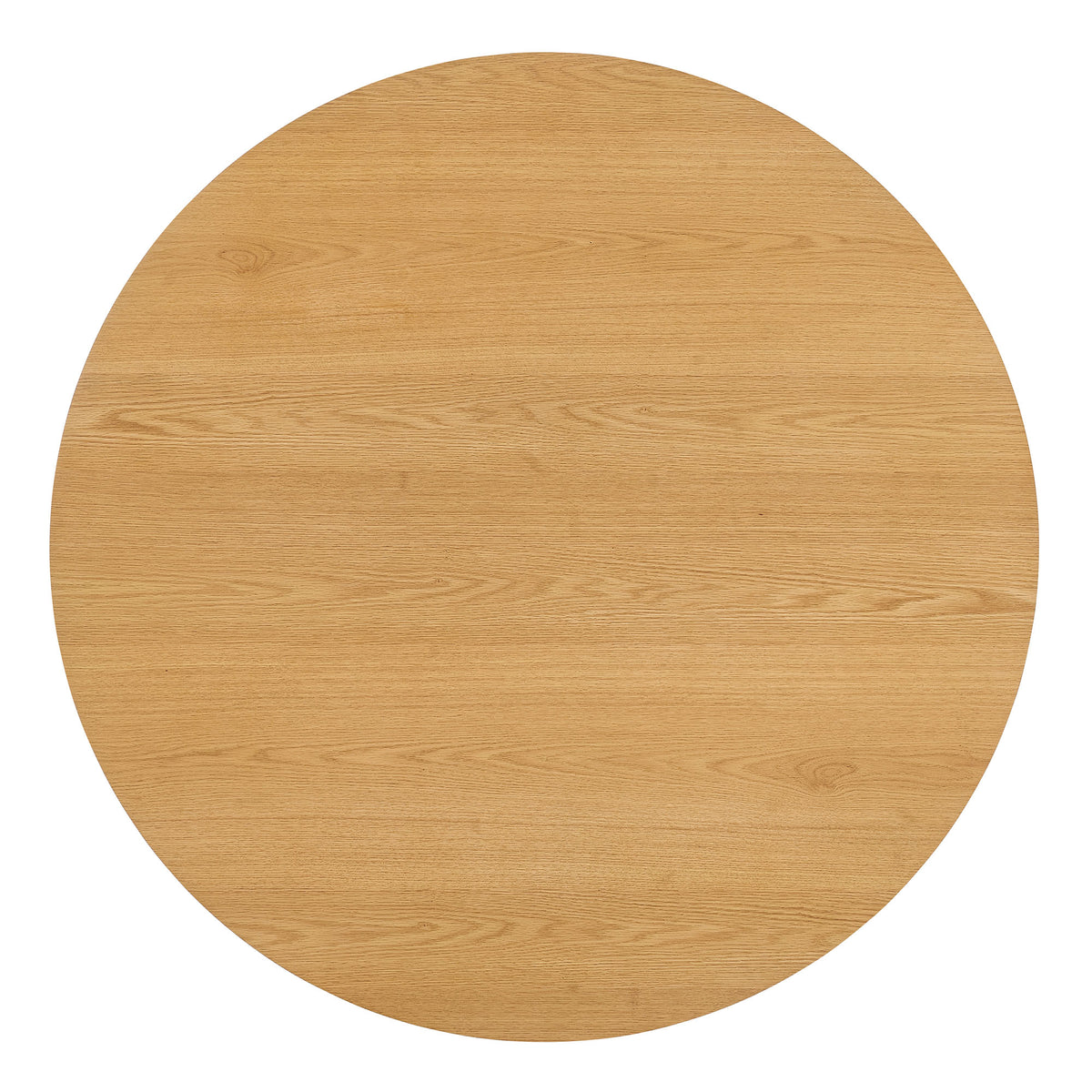 Renwick 47 Inch Oak Veneer Round Pedestal Dining Table