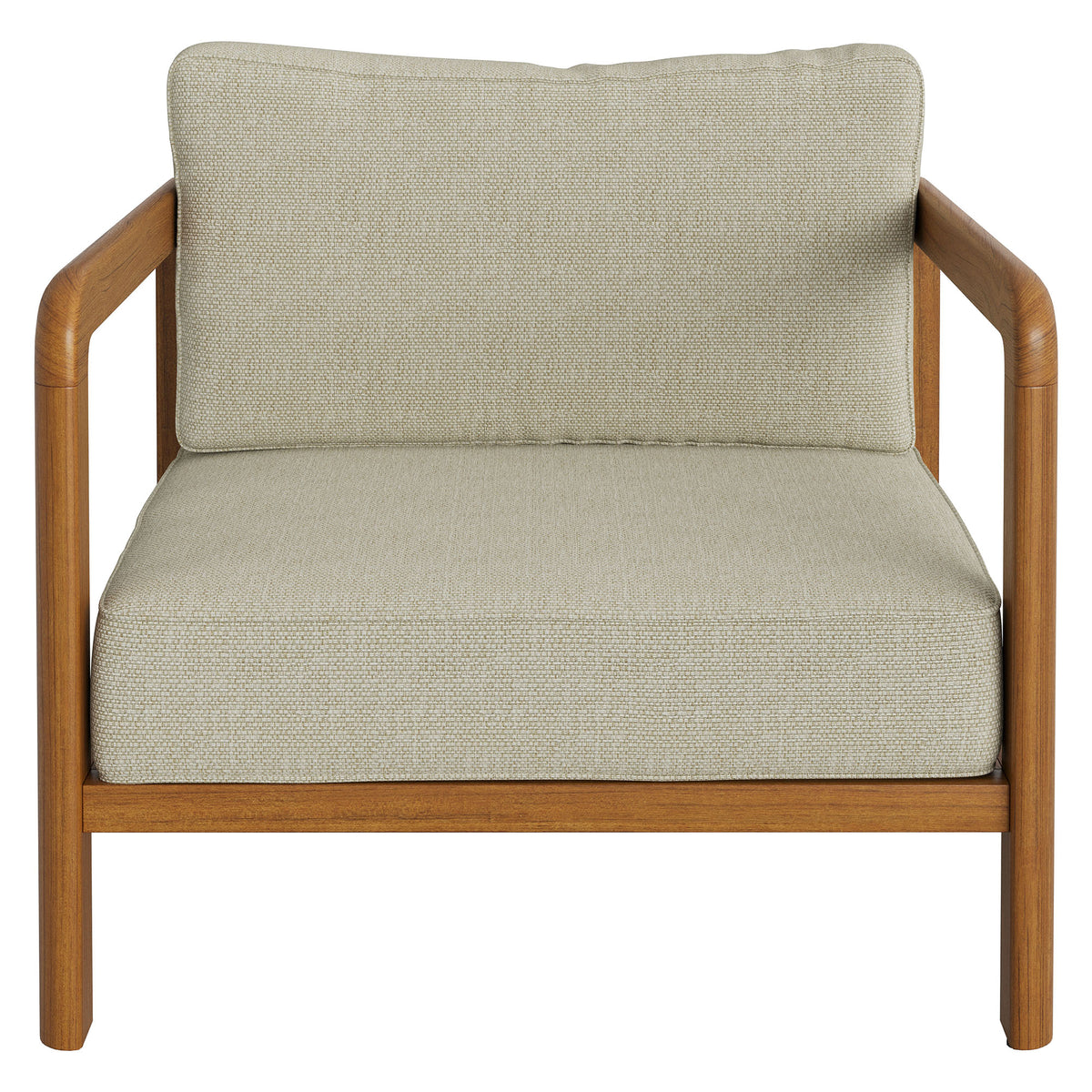 Kona Outdoor Patio Teak Wood Armchair