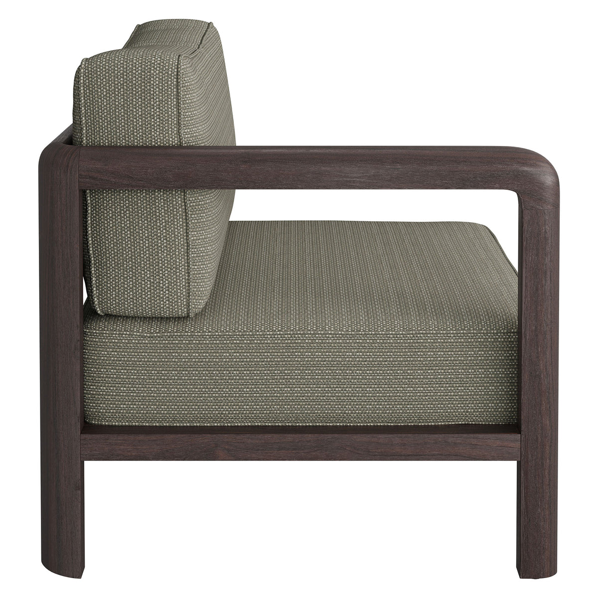 Kona Outdoor Patio Teak Wood Left-Arm Facing Modular Armchair