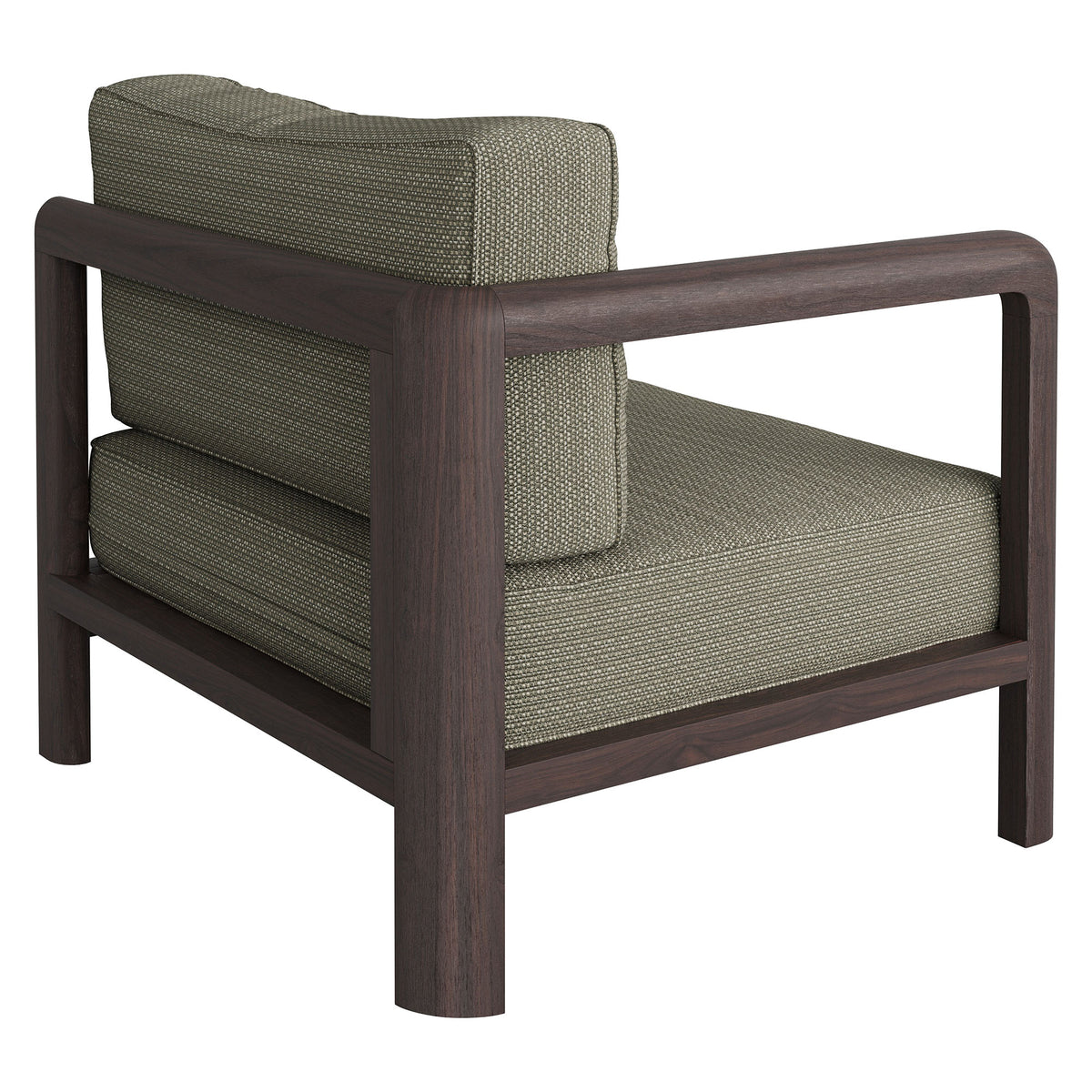 Kona Outdoor Patio Teak Wood Left-Arm Facing Modular Armchair