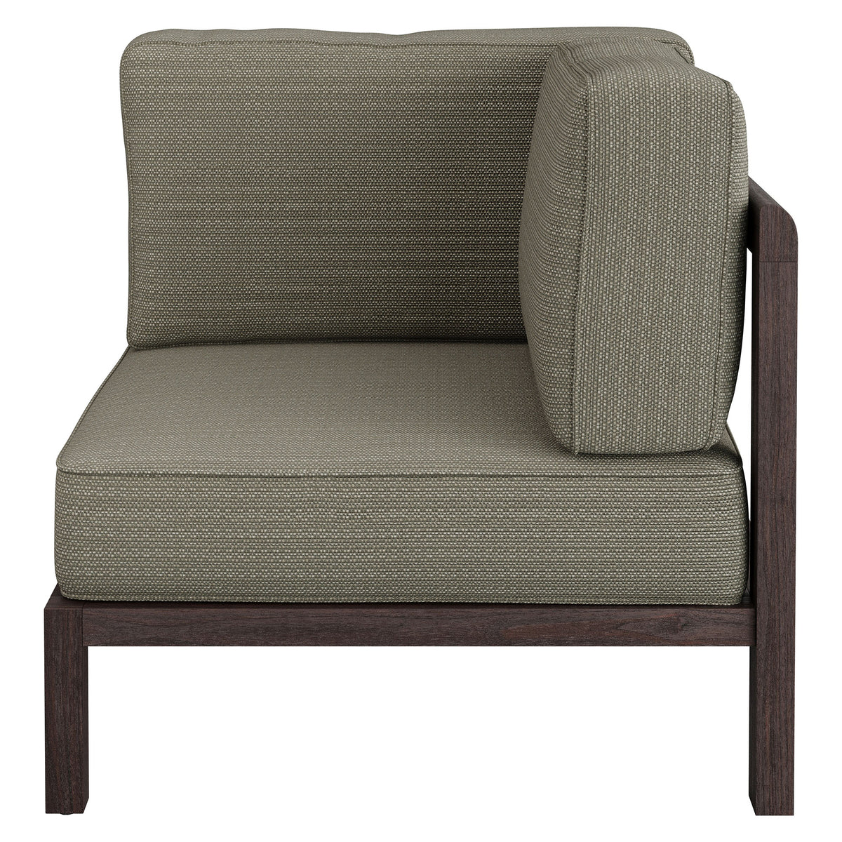 Kona Outdoor Patio Teak Wood Corner Modular Chair