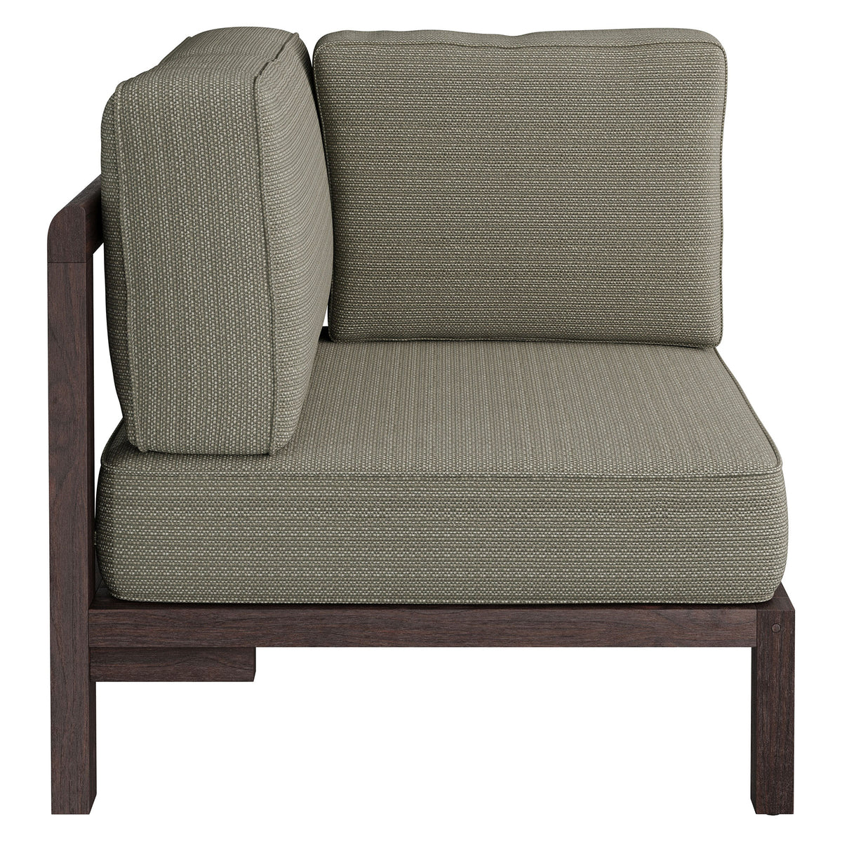 Kona Outdoor Patio Teak Wood Corner Modular Chair